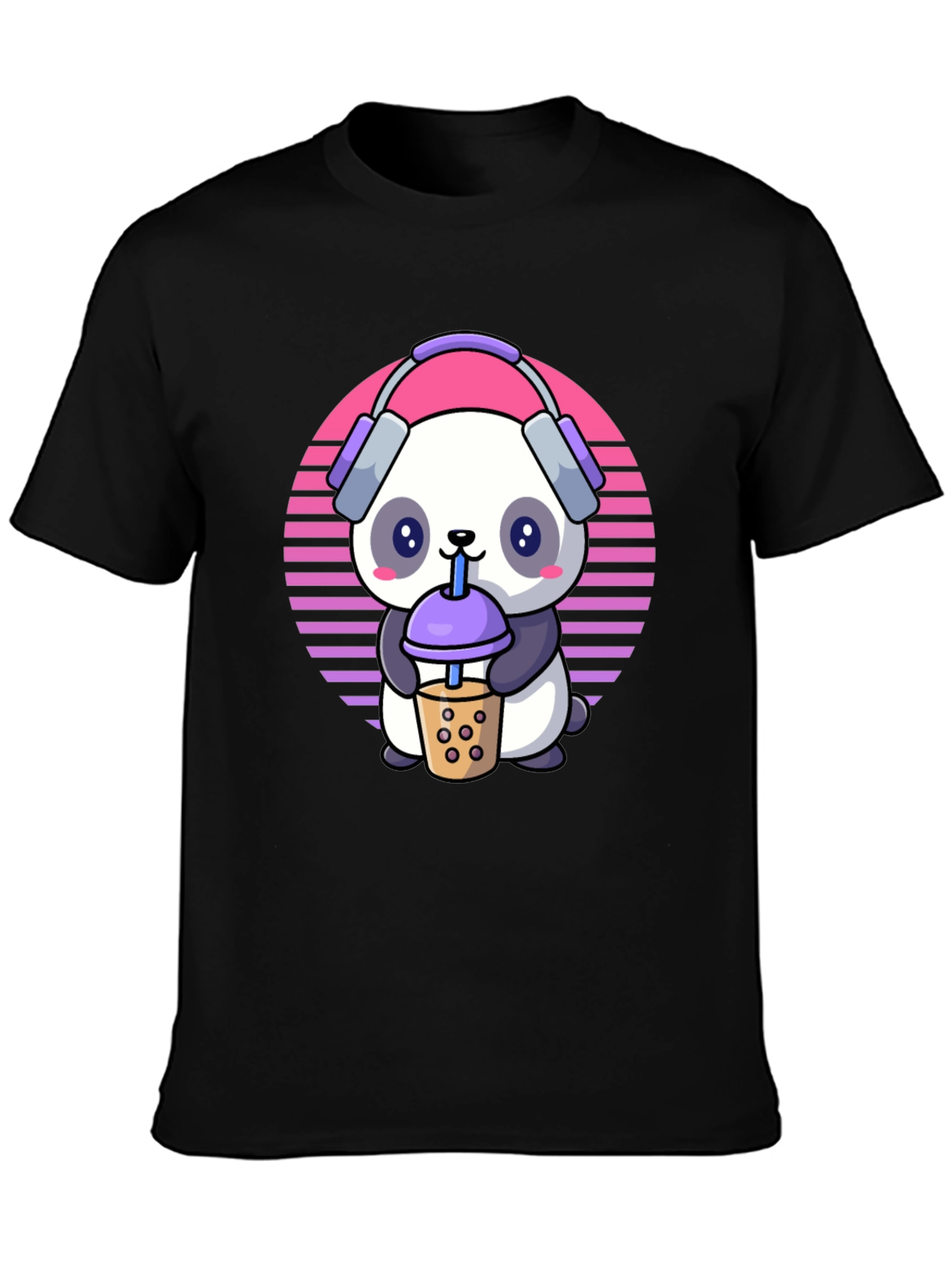 Cute Panda Boba Tea T-Shirt