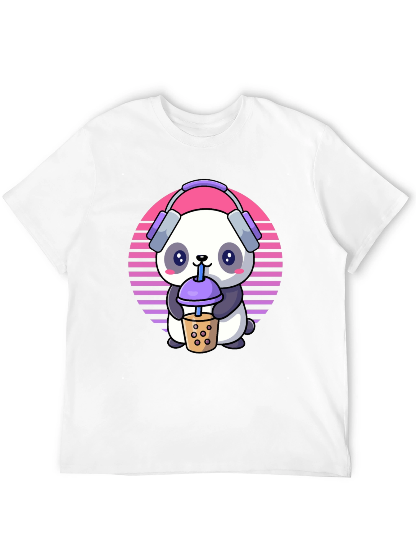 Cute Panda Boba Tea T-Shirt