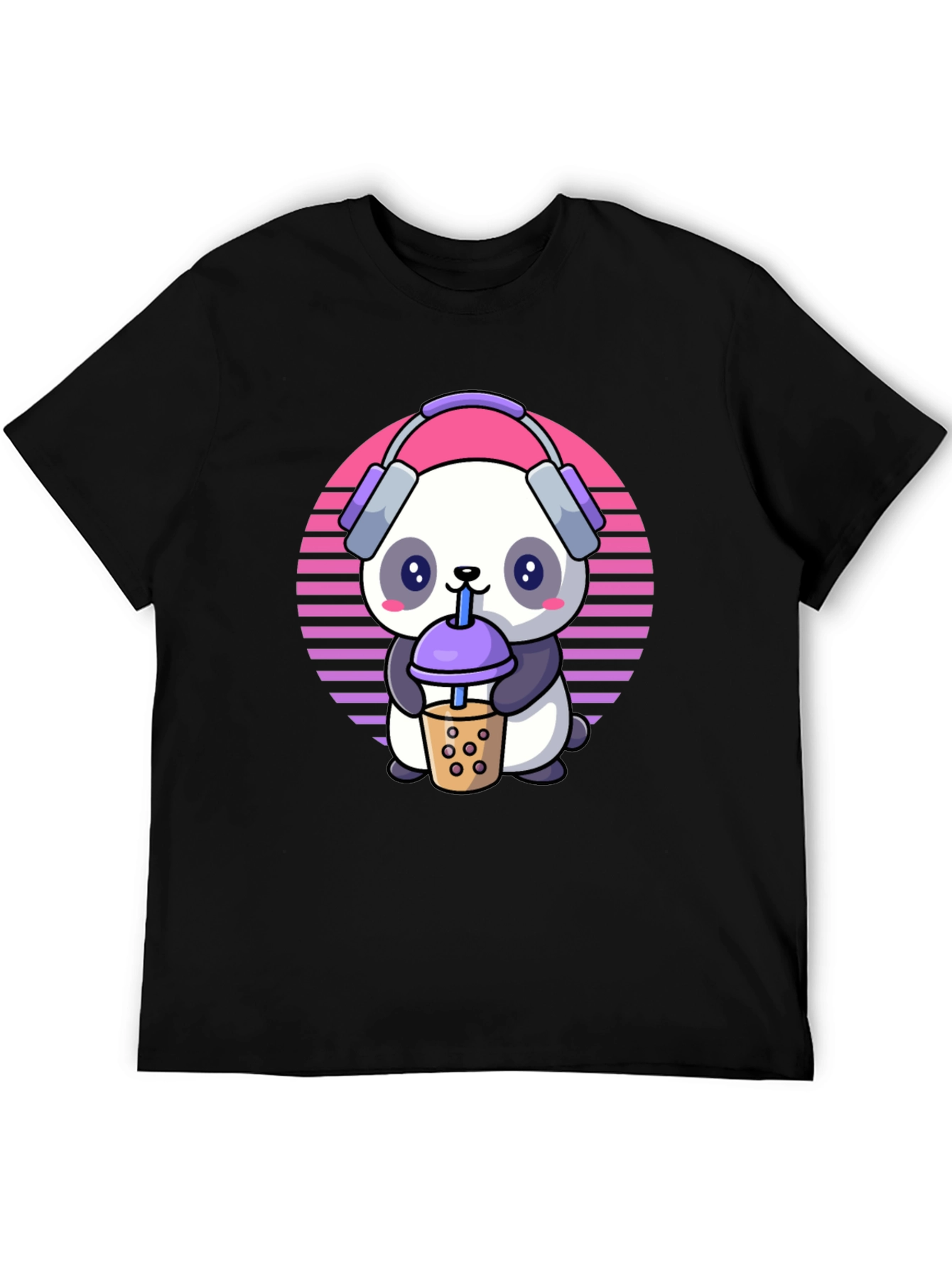 Cute Panda Boba Tea T-Shirt