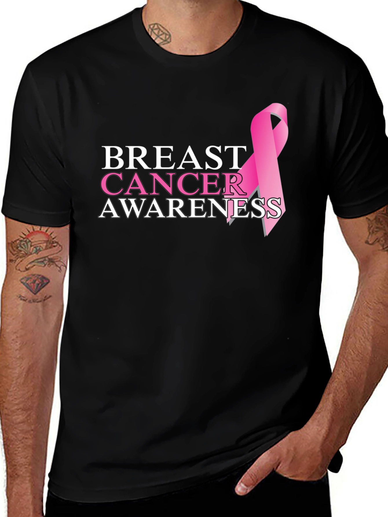 Breast Cancer Awareness Ribbon T-Shirt