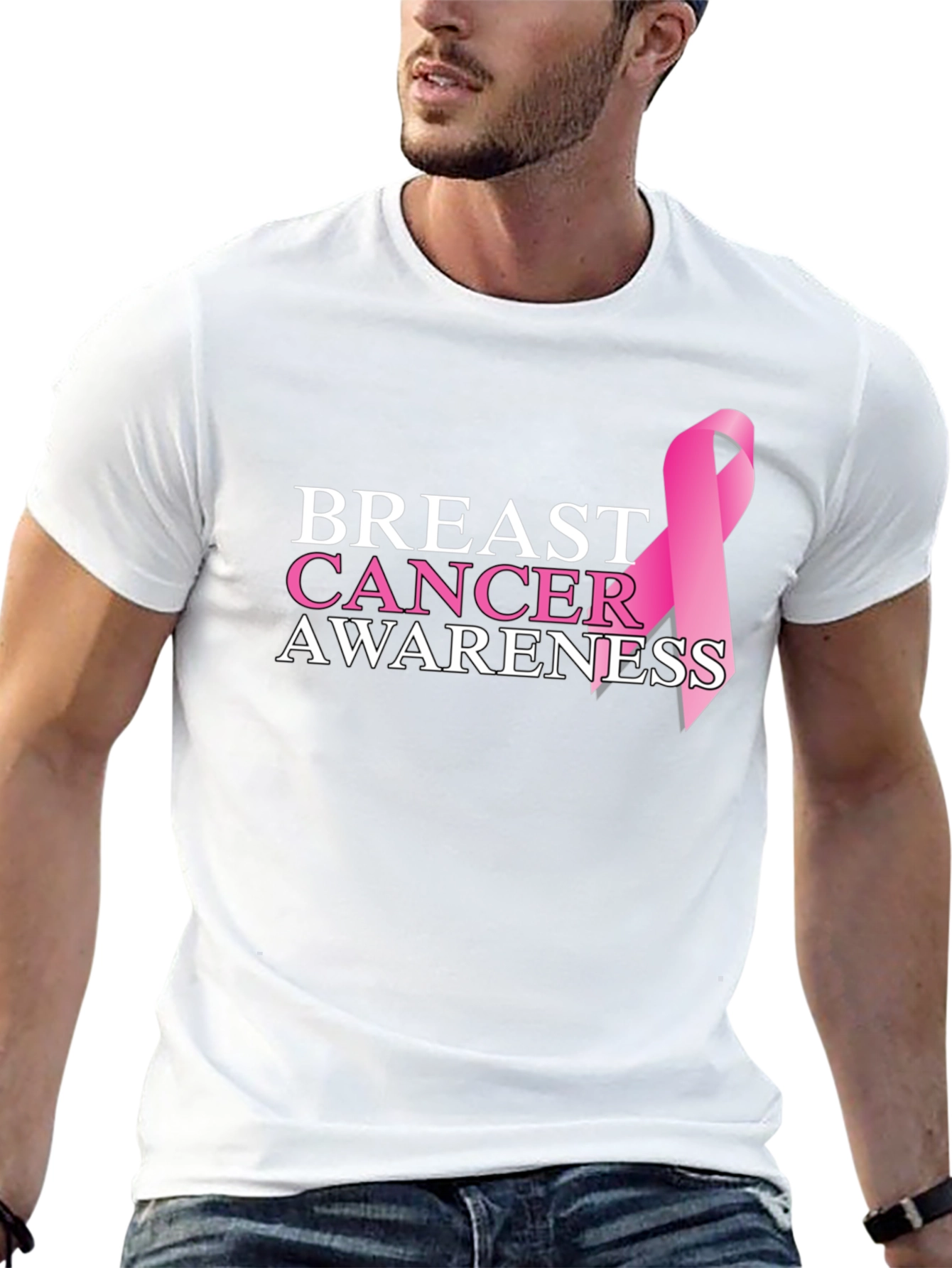Breast Cancer Awareness Ribbon T-Shirt