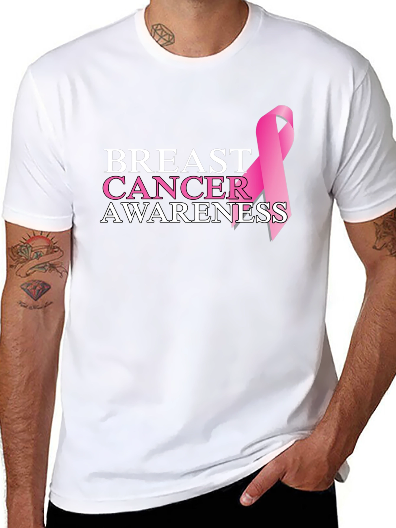 Breast Cancer Awareness Ribbon T-Shirt