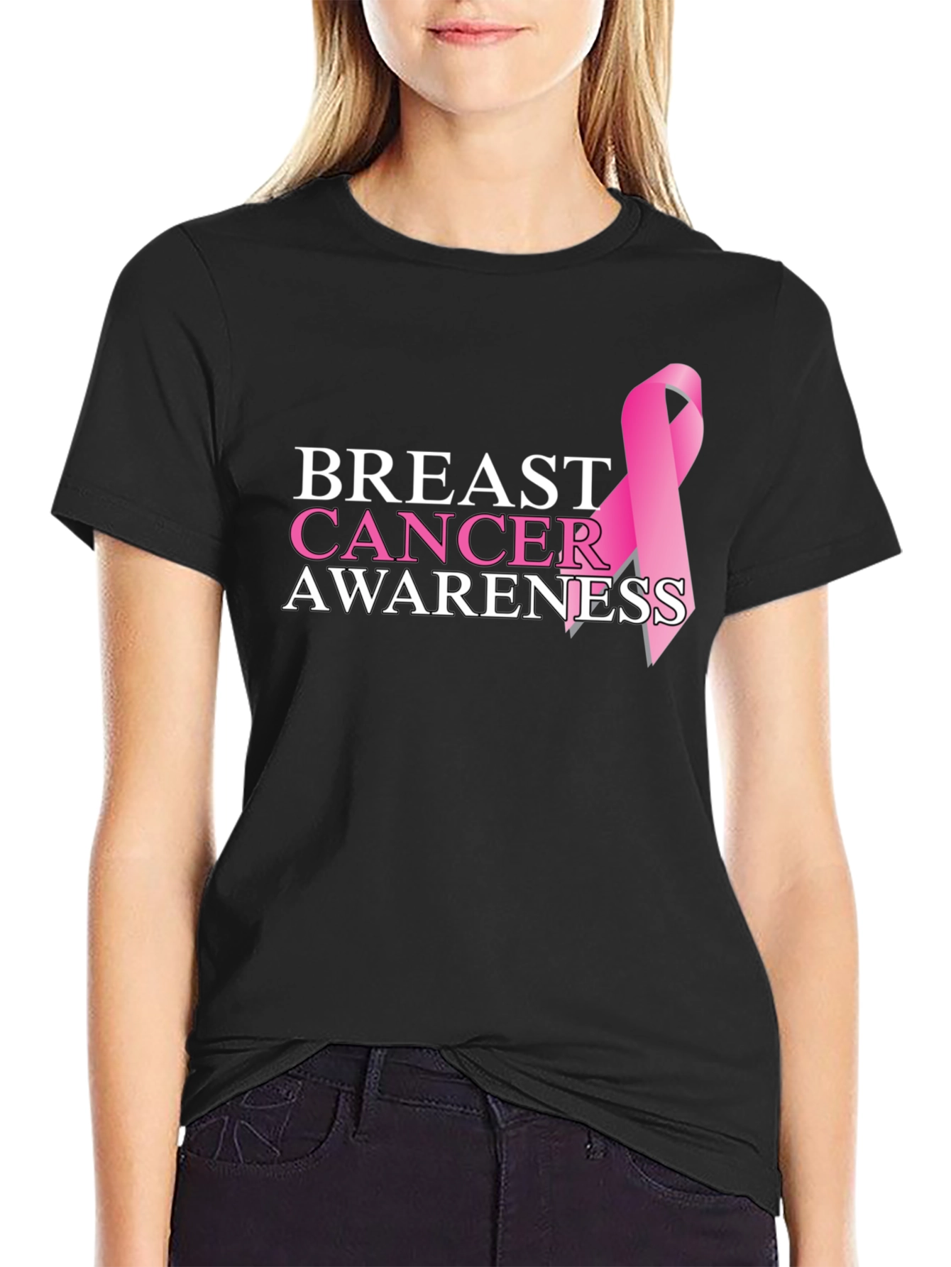 Breast Cancer Awareness Ribbon T-Shirt