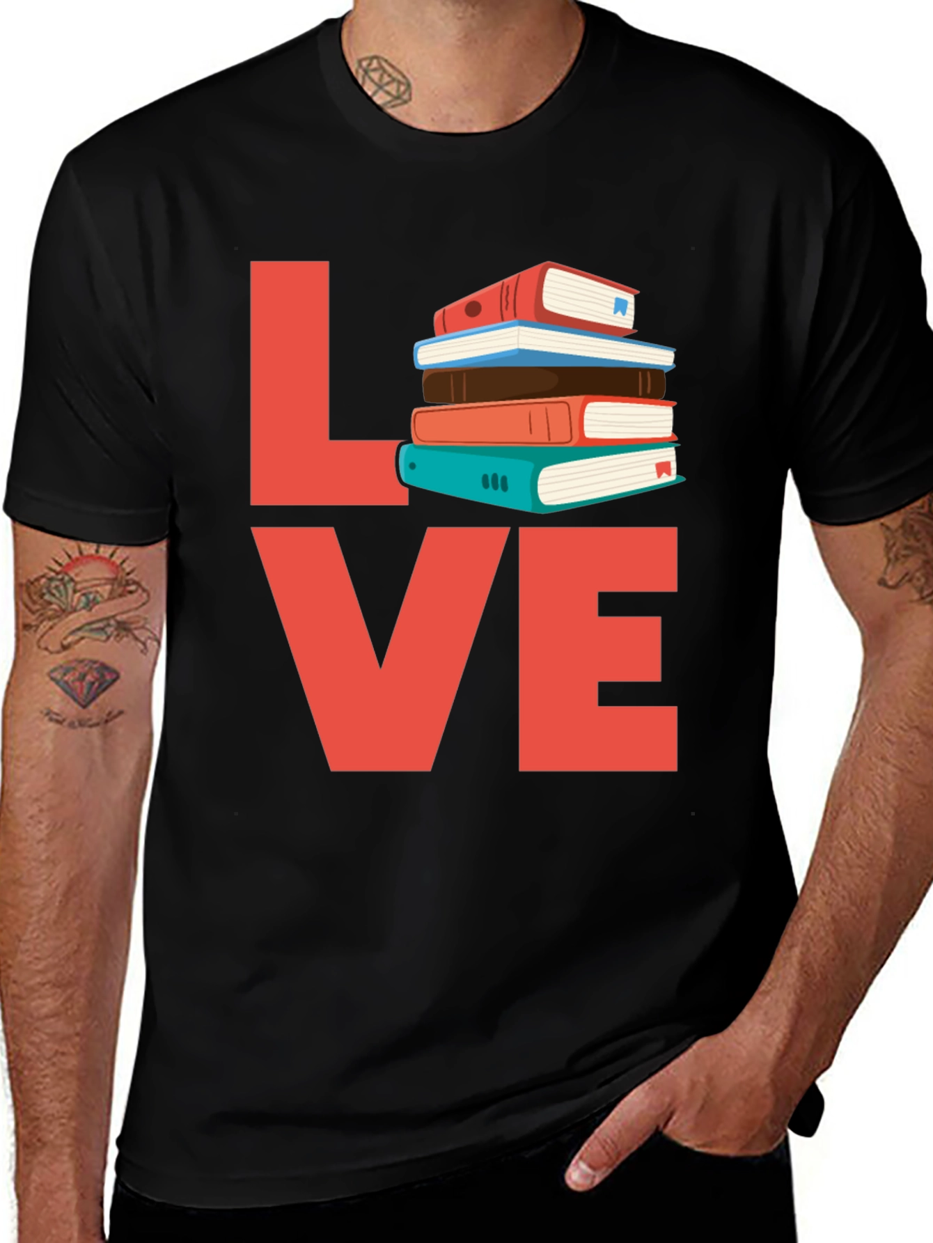 Love Books T-Shirt - Read More!