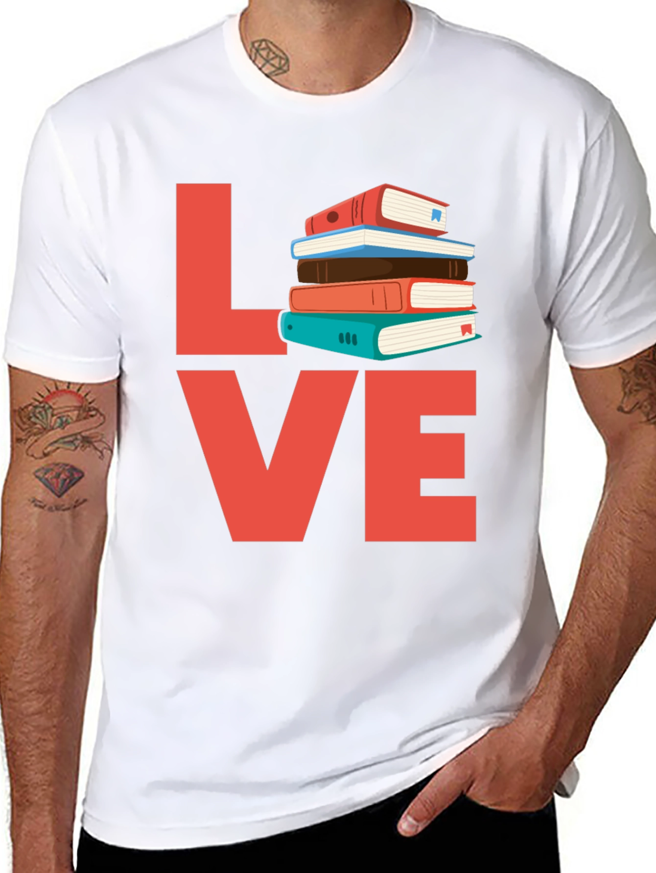 Love Books T-Shirt - Read More!