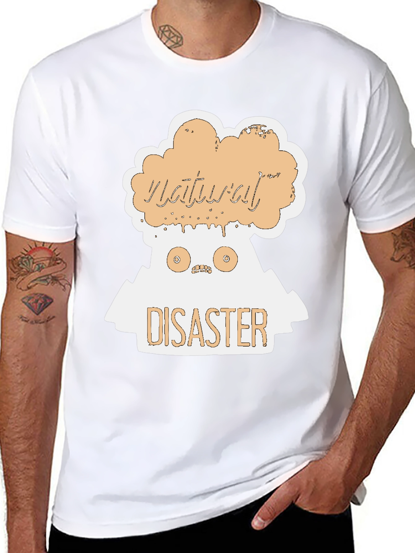 Natural Disaster Graphic T-Shirt - Unique Design