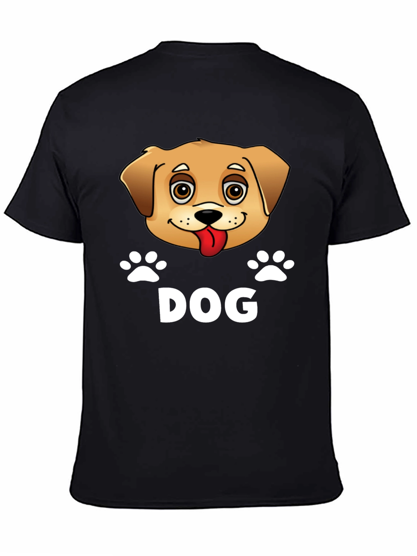 Cute Dog Cartoon Graphic Tee