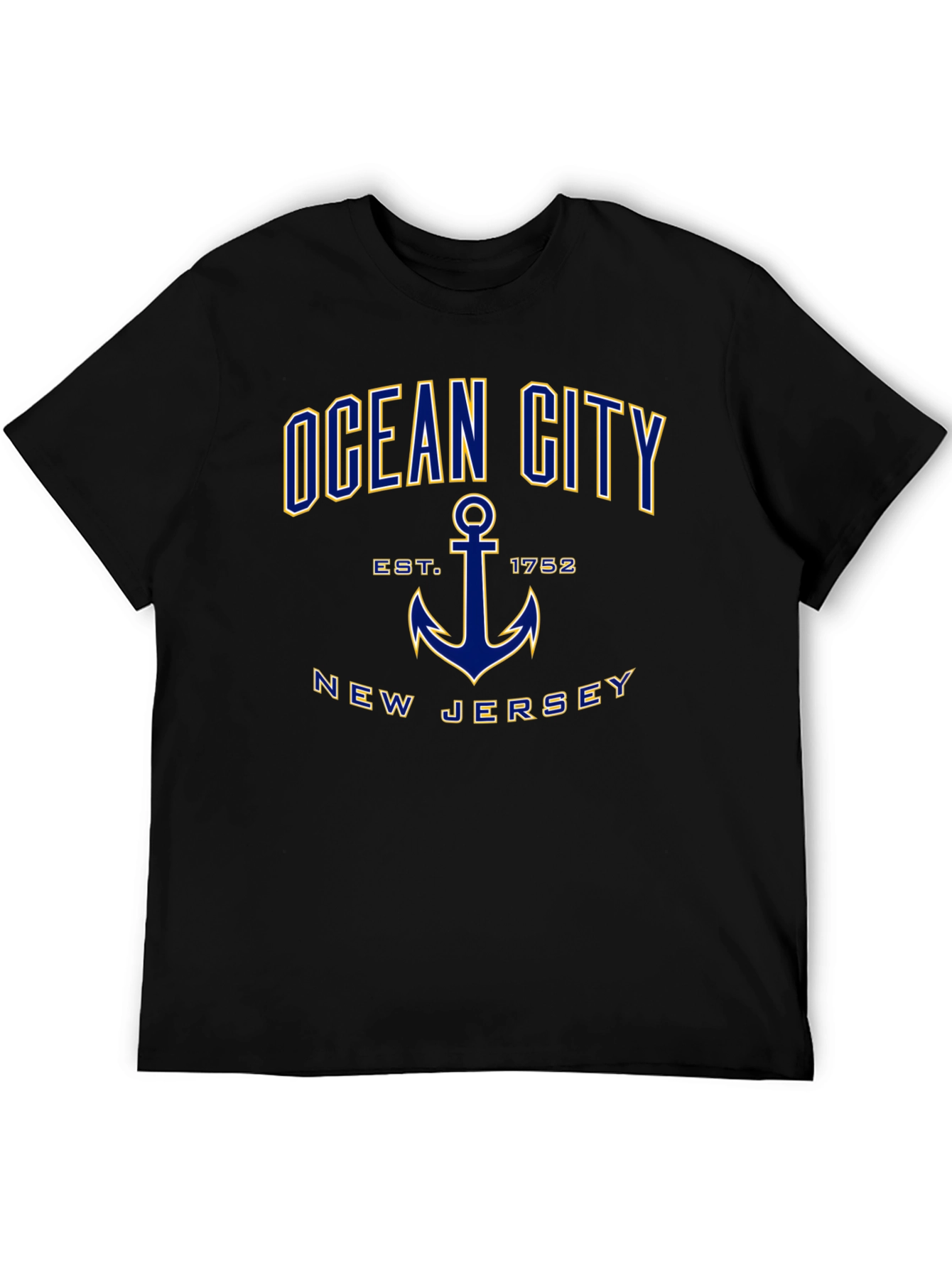Ocean City New Jersey Anchor Graphic T-Shirt