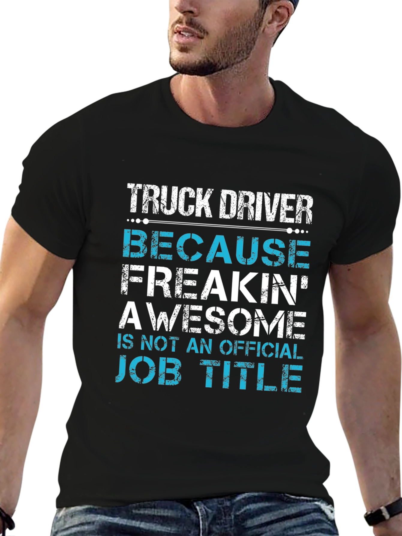 Truck Driver Awesome Job Title T-Shirt