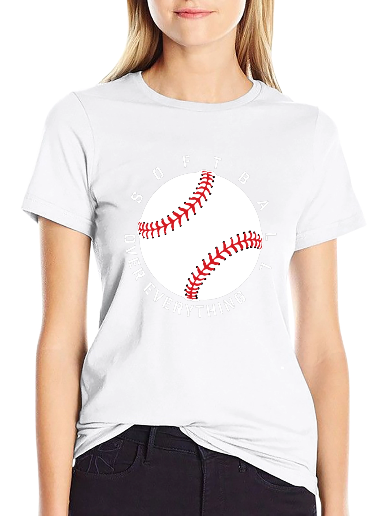 Softball Over Everything Graphic T-Shirt
