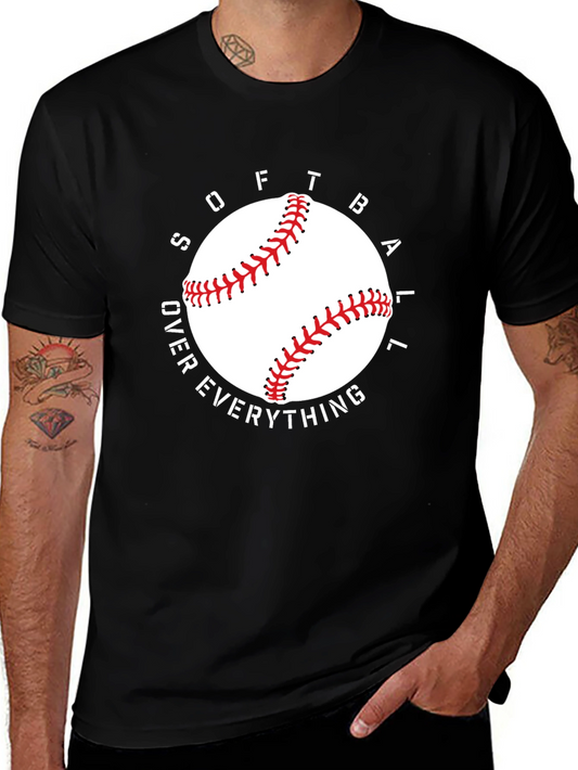 Softball Over Everything Graphic T-Shirt
