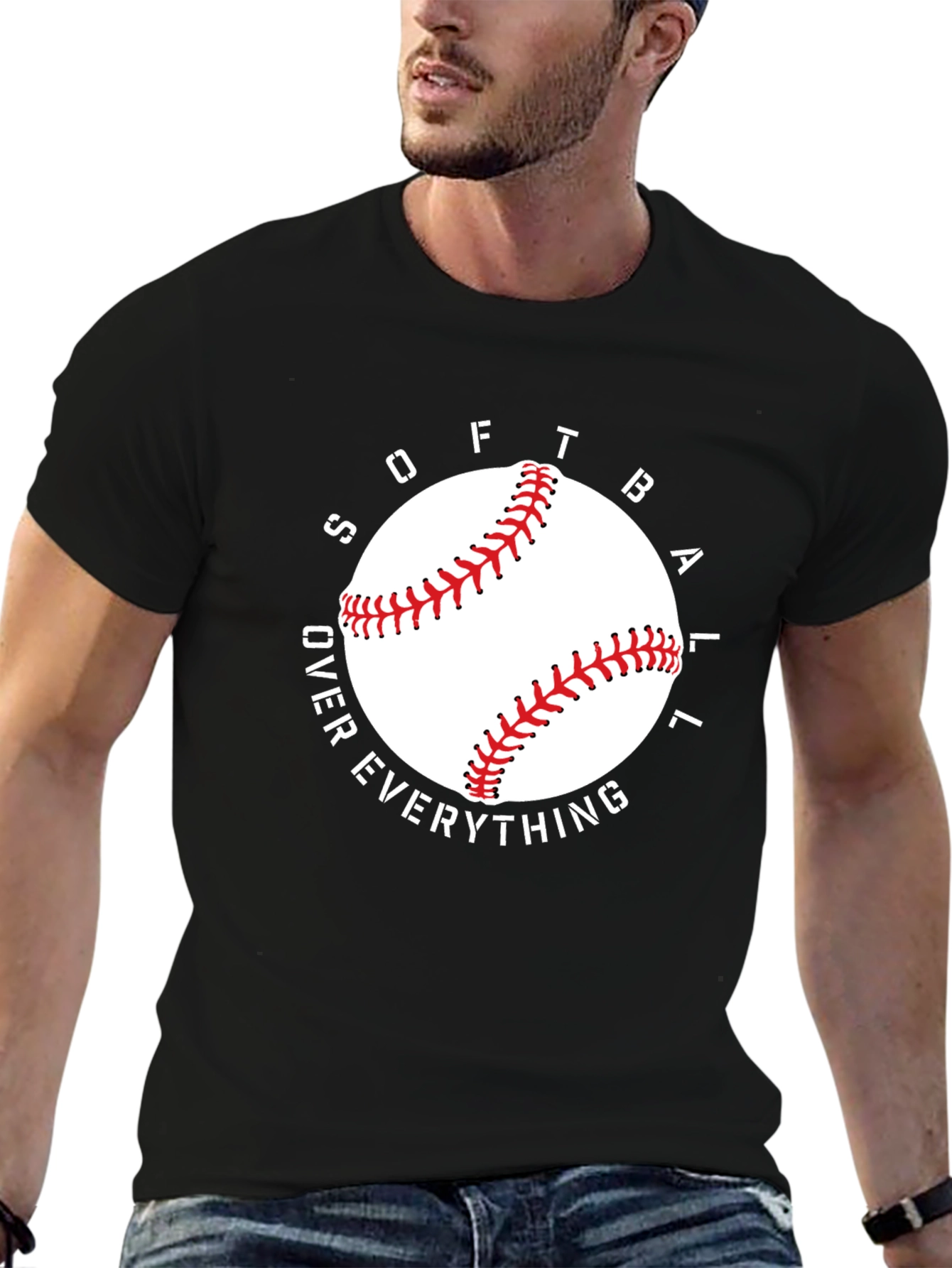 Softball Over Everything Graphic T-Shirt