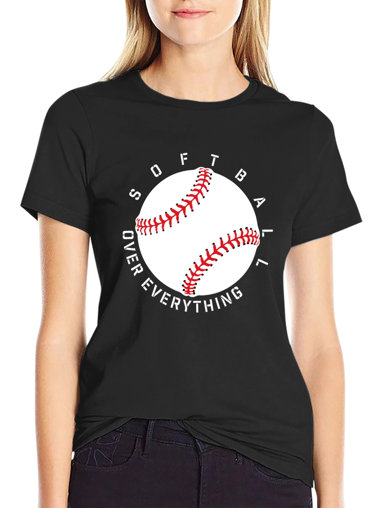Softball Over Everything Graphic T-Shirt