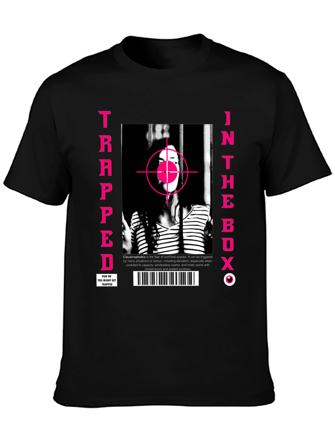 Trapped in the Box Graphic Tee - Edgy Streetwear
