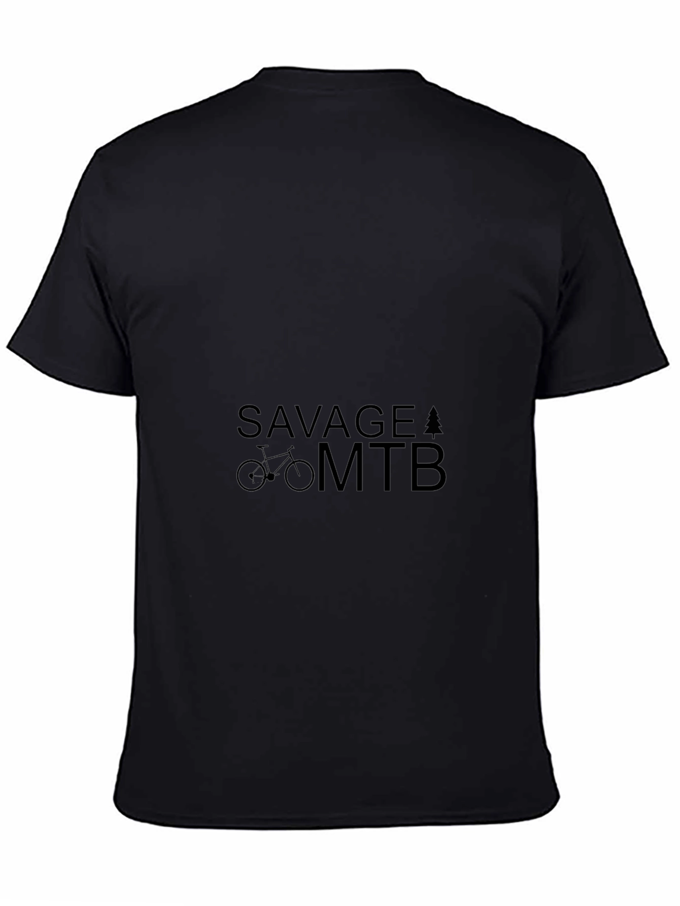 Savage MTB Graphic T-Shirt - Black