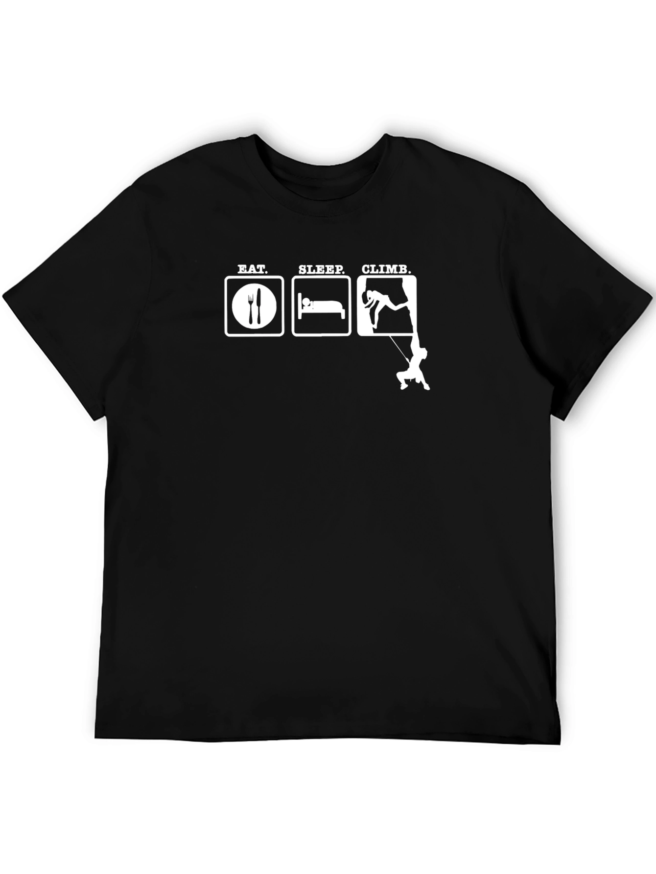 Eat Sleep Climb T-Shirt - Rock Climbing Apparel