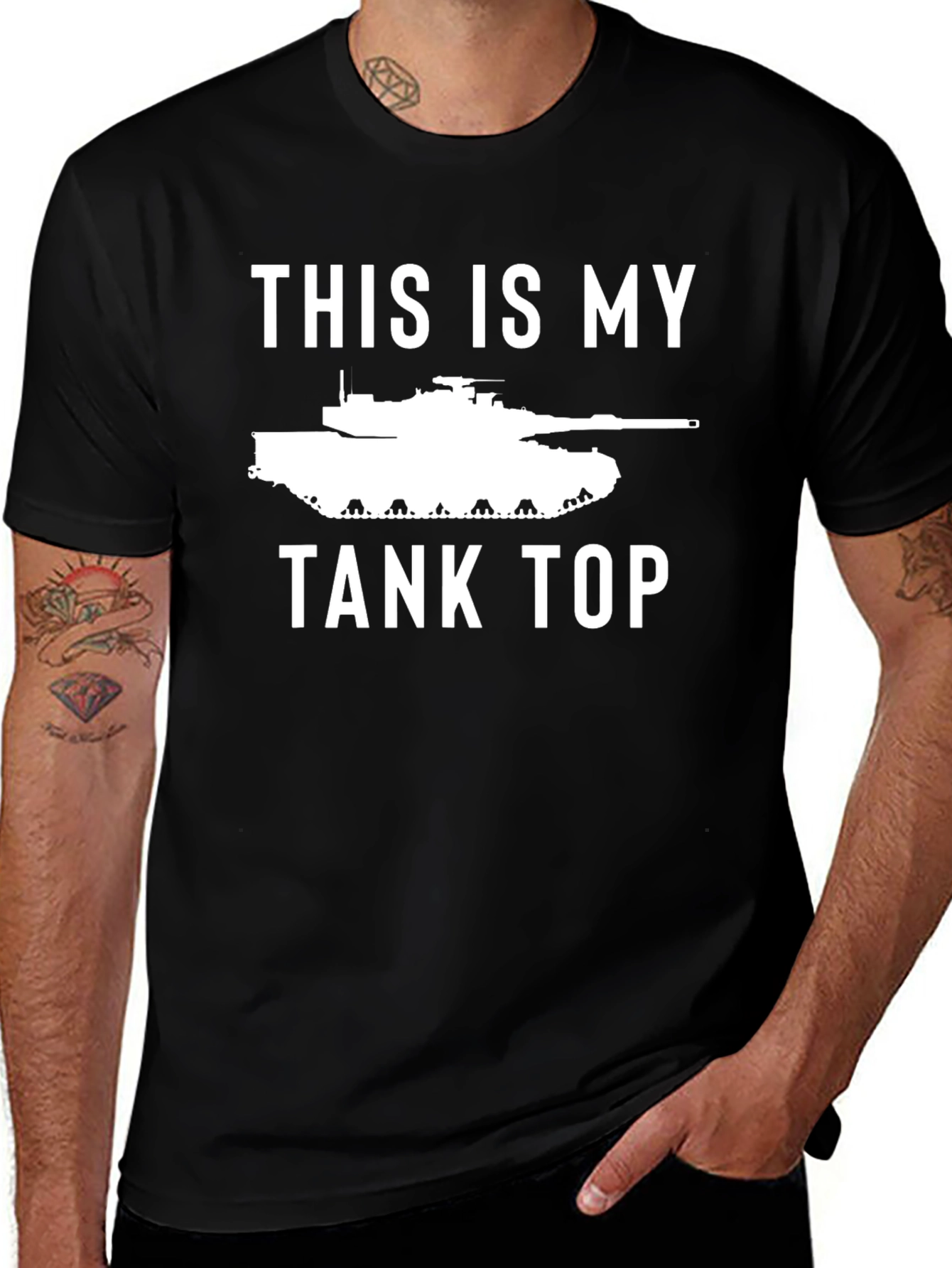 This is My Tank Top - Funny Graphic Tee