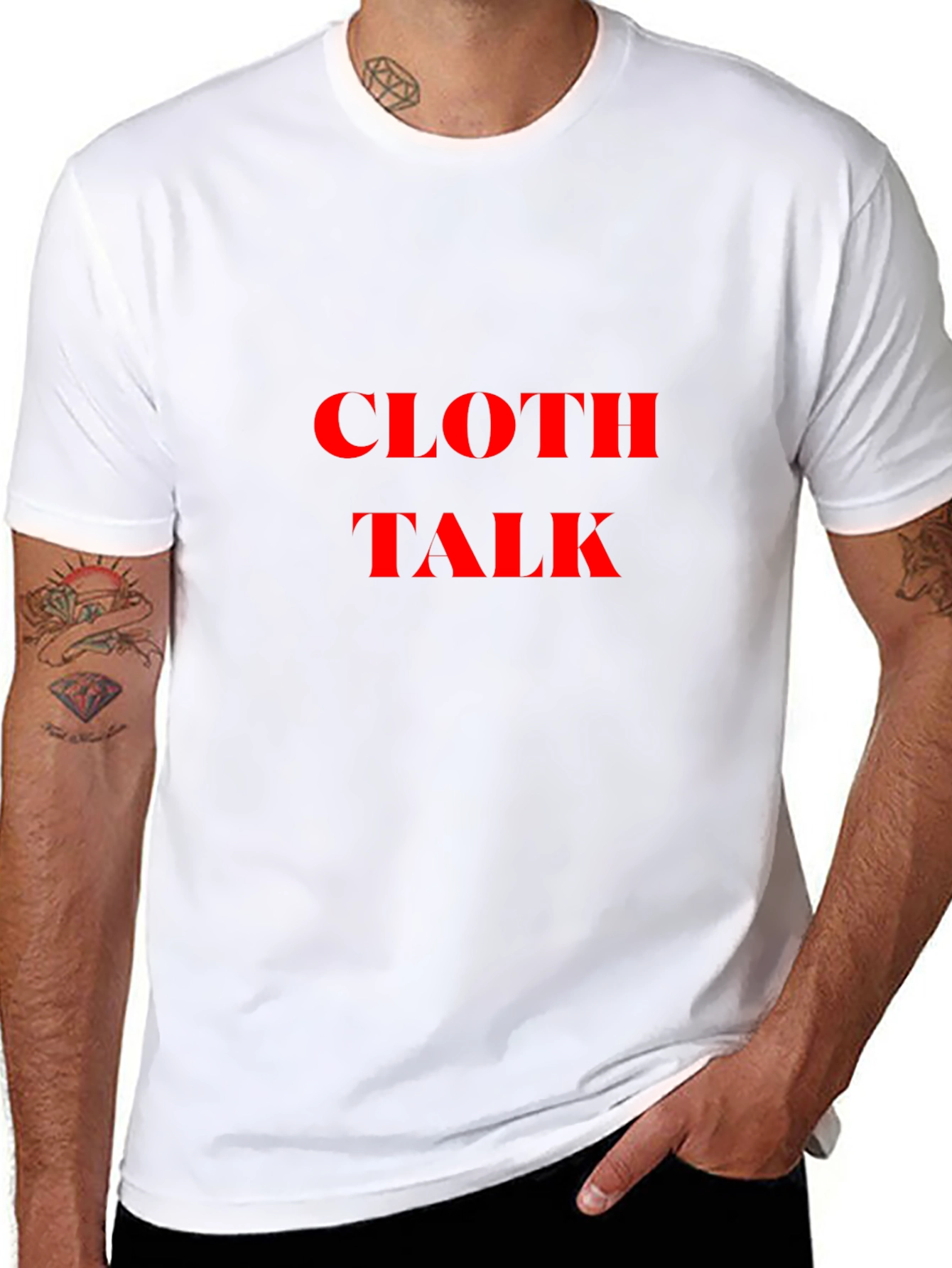 Cloth Talk Black Tee