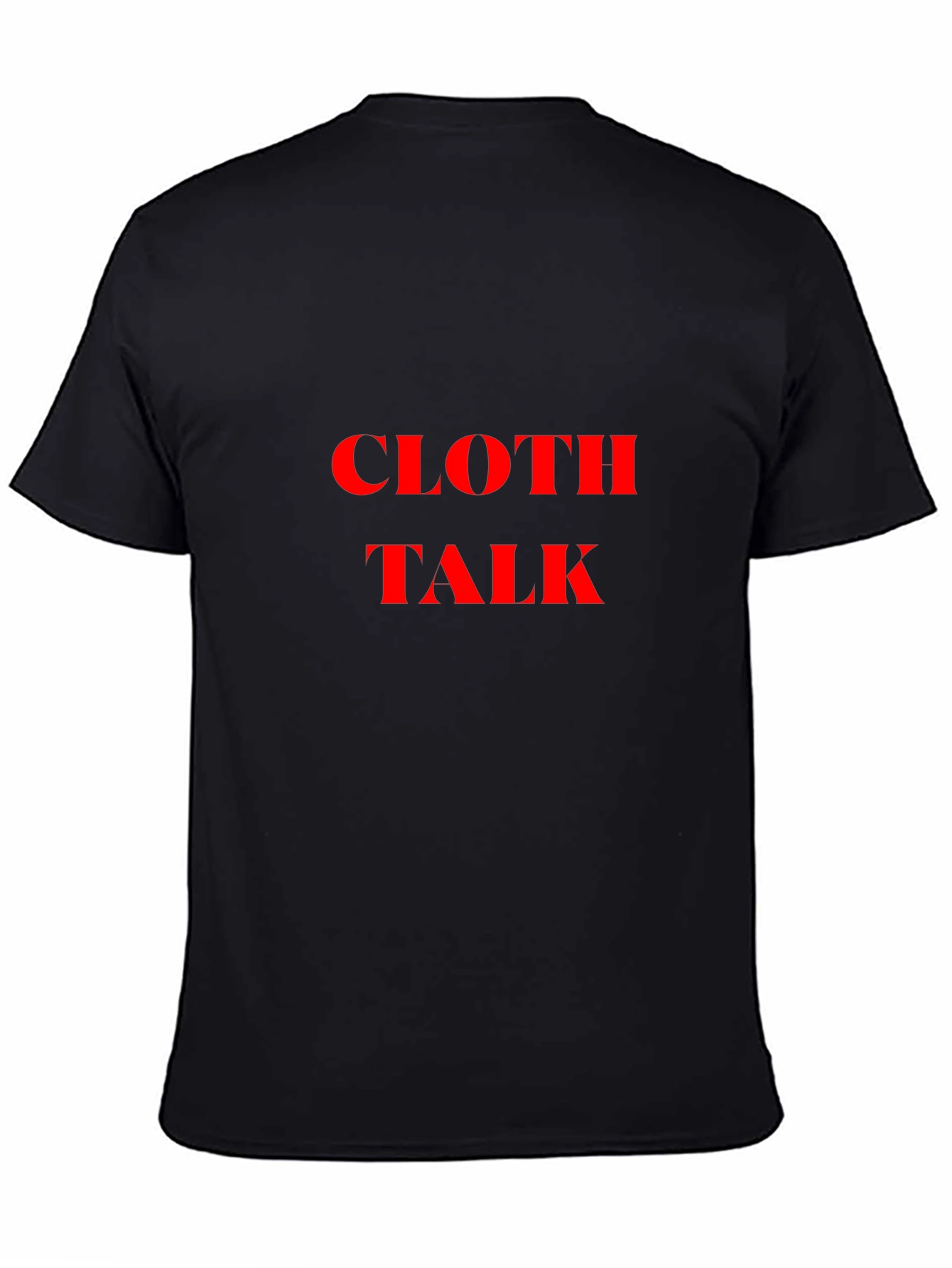 Cloth Talk Black Tee