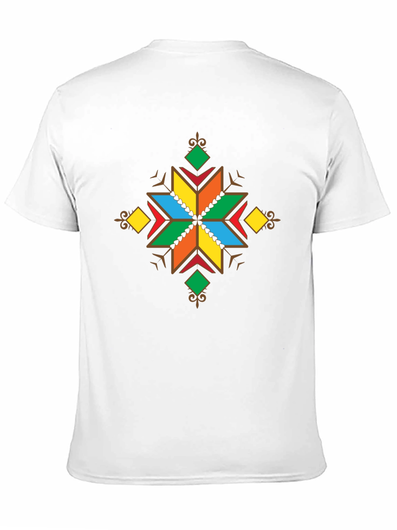 Geometric Star Graphic Tee - Bold & Stylish