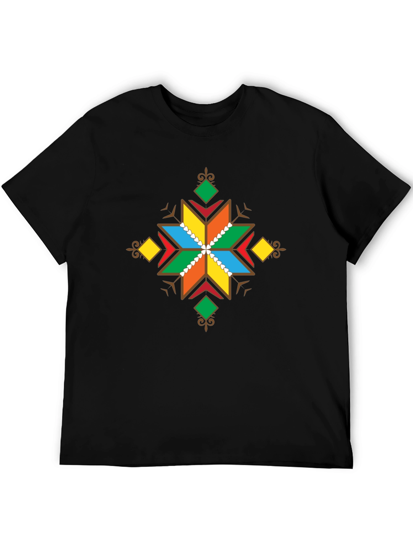Geometric Star Graphic Tee - Bold & Stylish