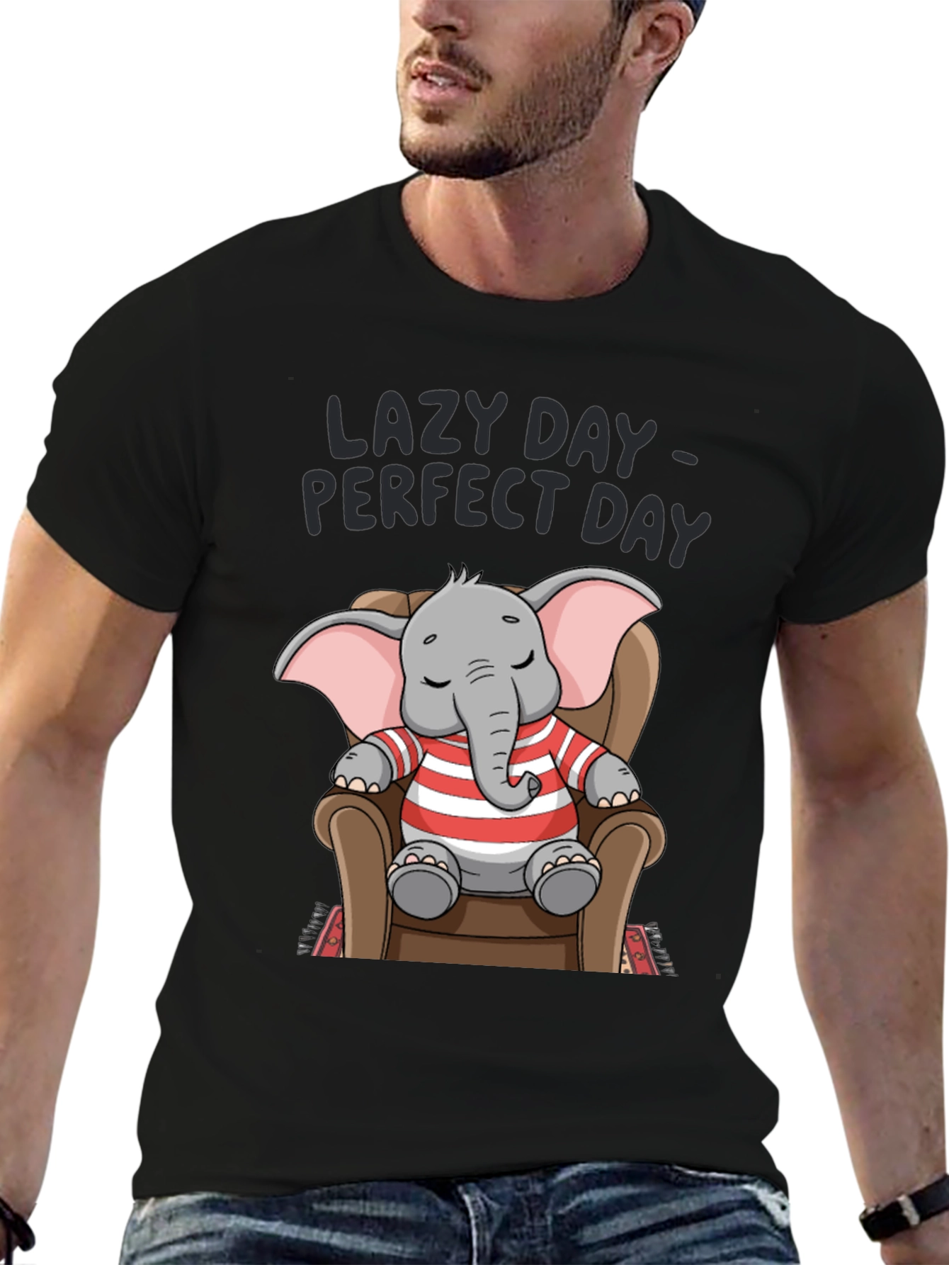 Lazy Day Elephant T-Shirt