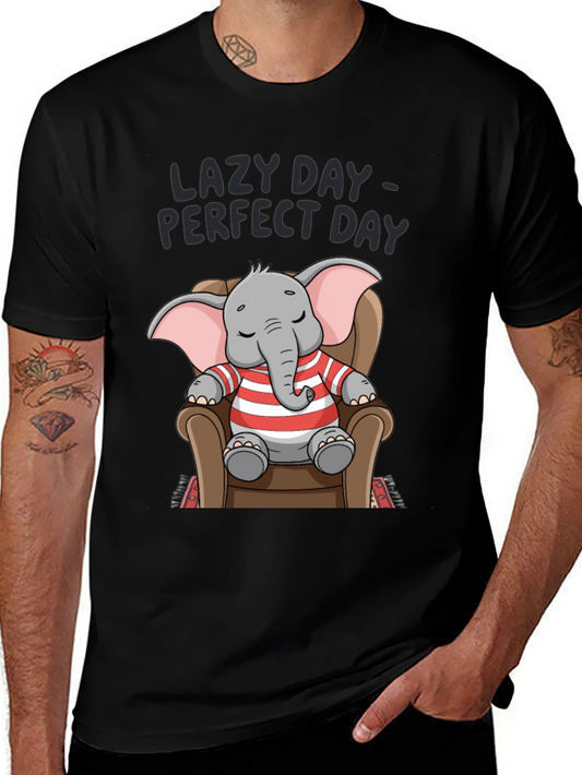 Lazy Day Elephant T-Shirt