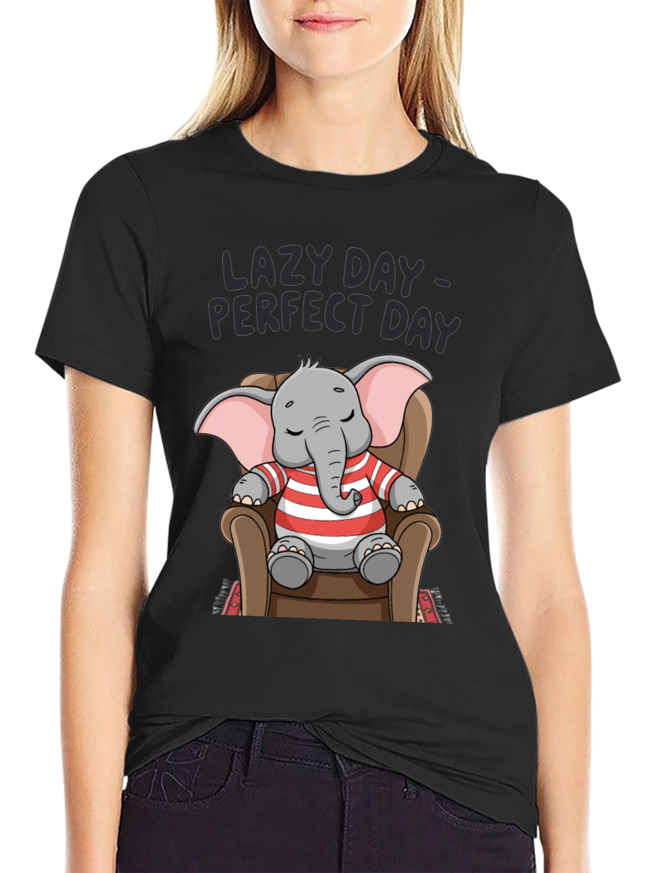 Lazy Day Elephant T-Shirt