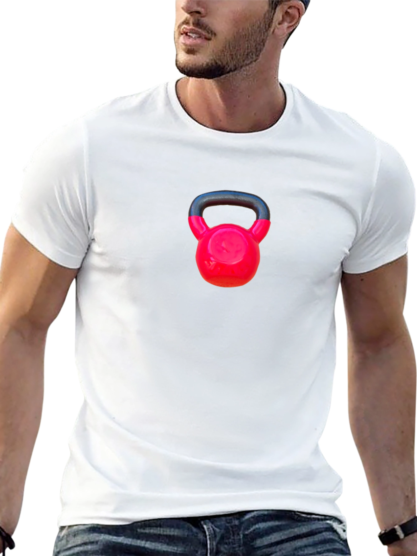 Kettlebell Graphic T-Shirt - Fitness Fashion Tee