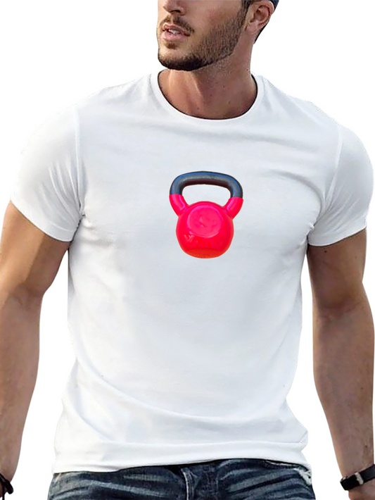 Kettlebell Graphic T-Shirt - Fitness Fashion Tee