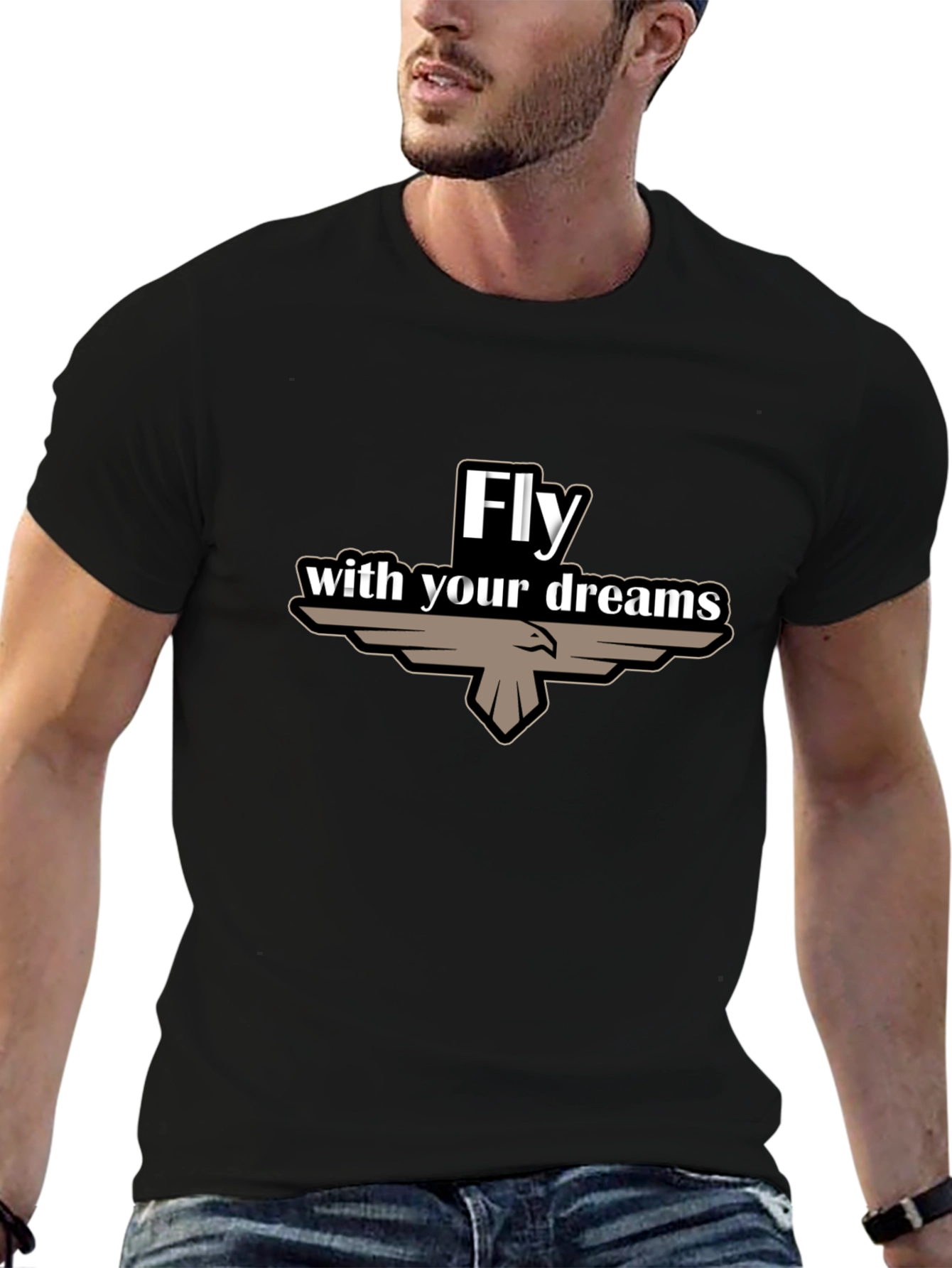 Fly With Your Dreams Black T-Shirt