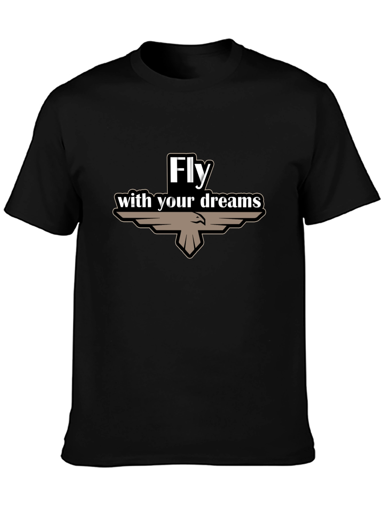 Fly With Your Dreams Black T-Shirt
