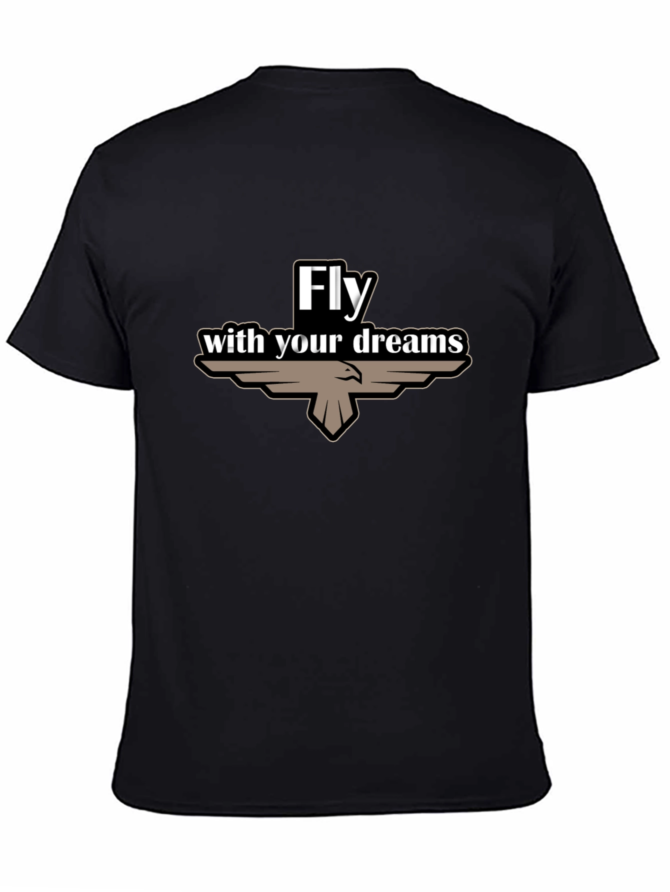 Fly With Your Dreams Black T-Shirt