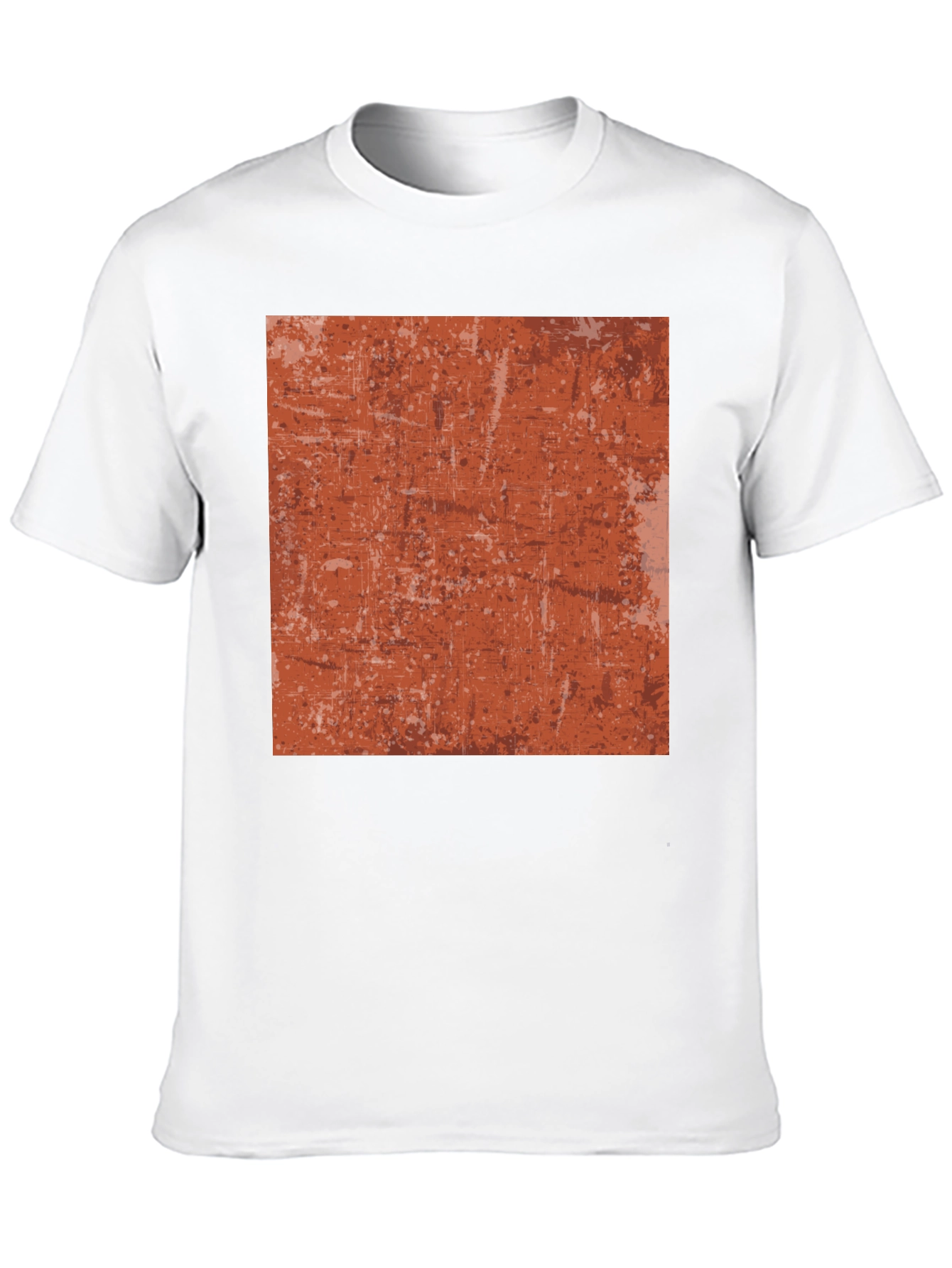 Distressed Texture Graphic Tee - Black