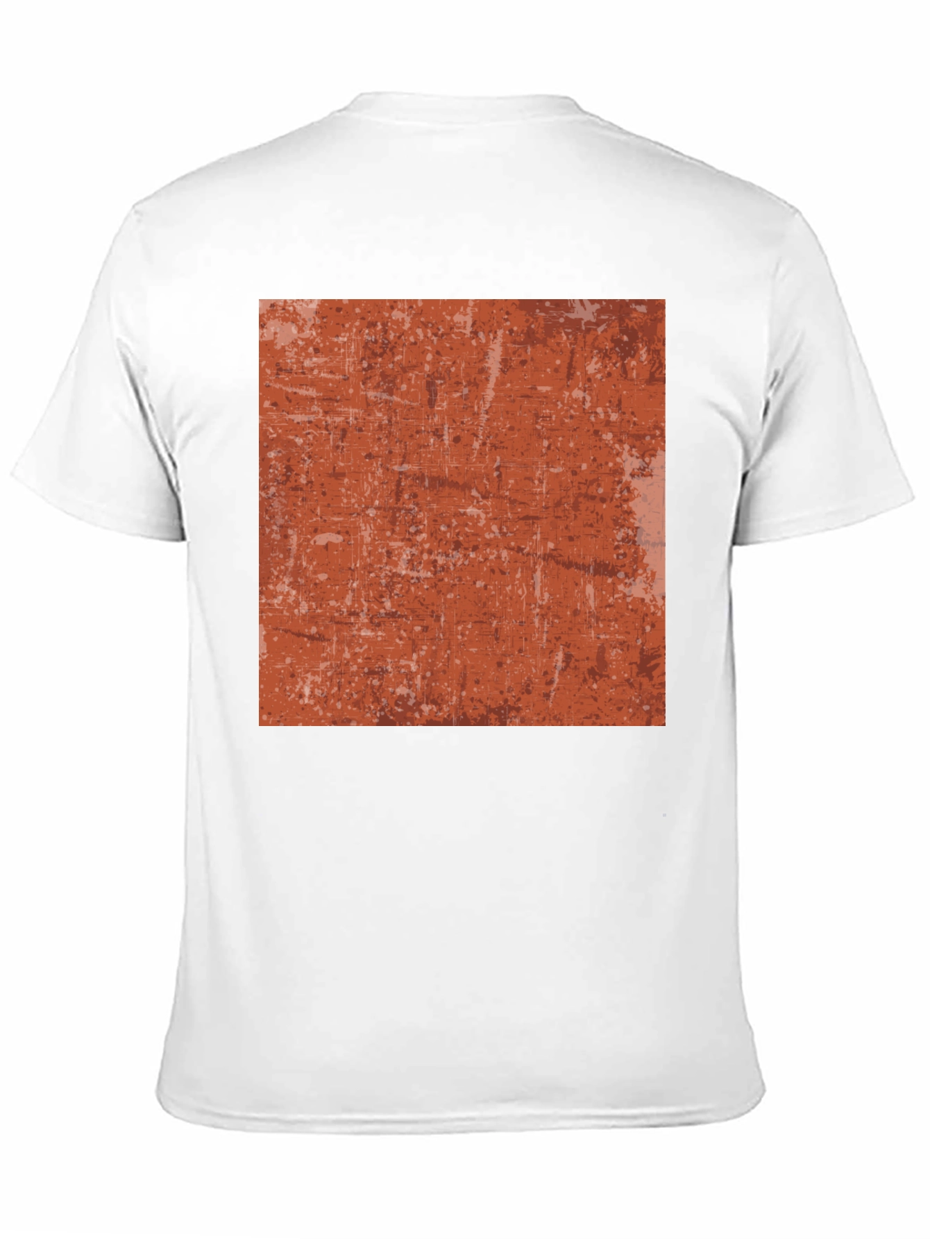 Distressed Texture Graphic Tee - Black
