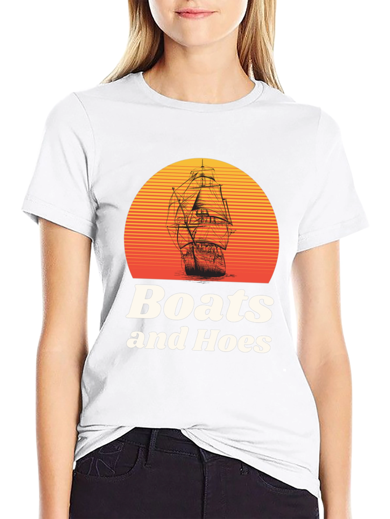 Boats and Hoes Graphic T-Shirt