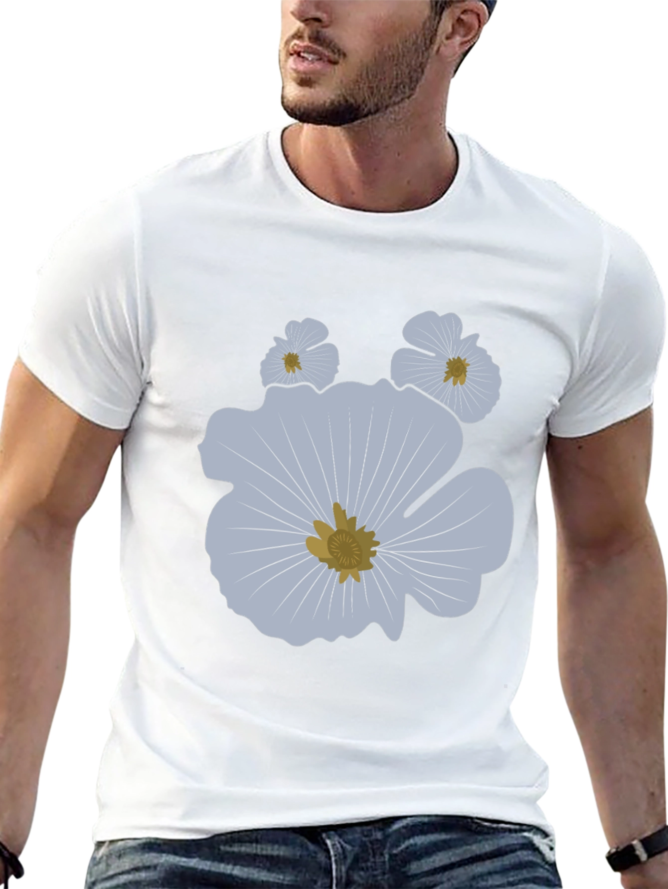 Floral Graphic Print Tee