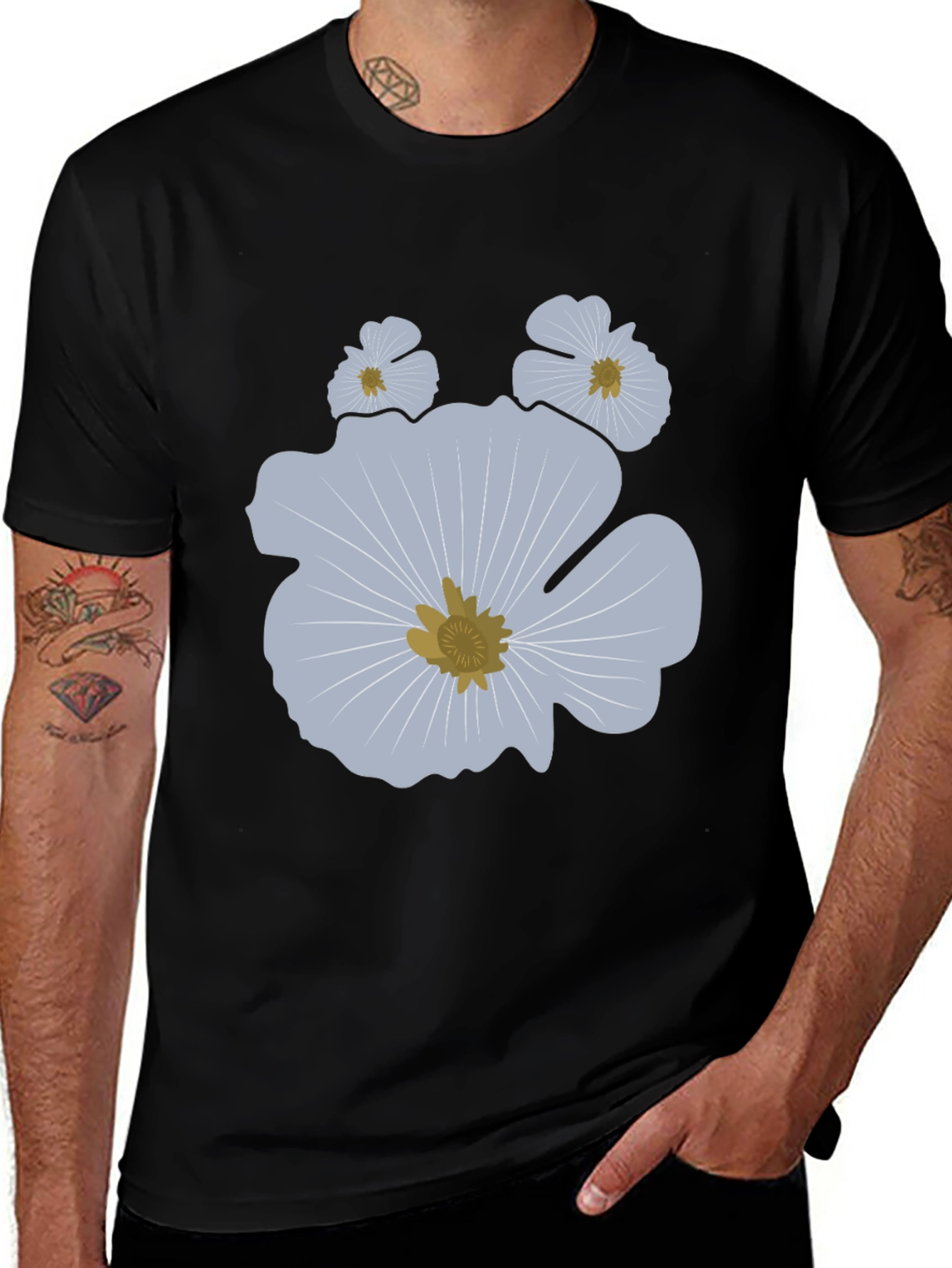 Floral Graphic Print Tee