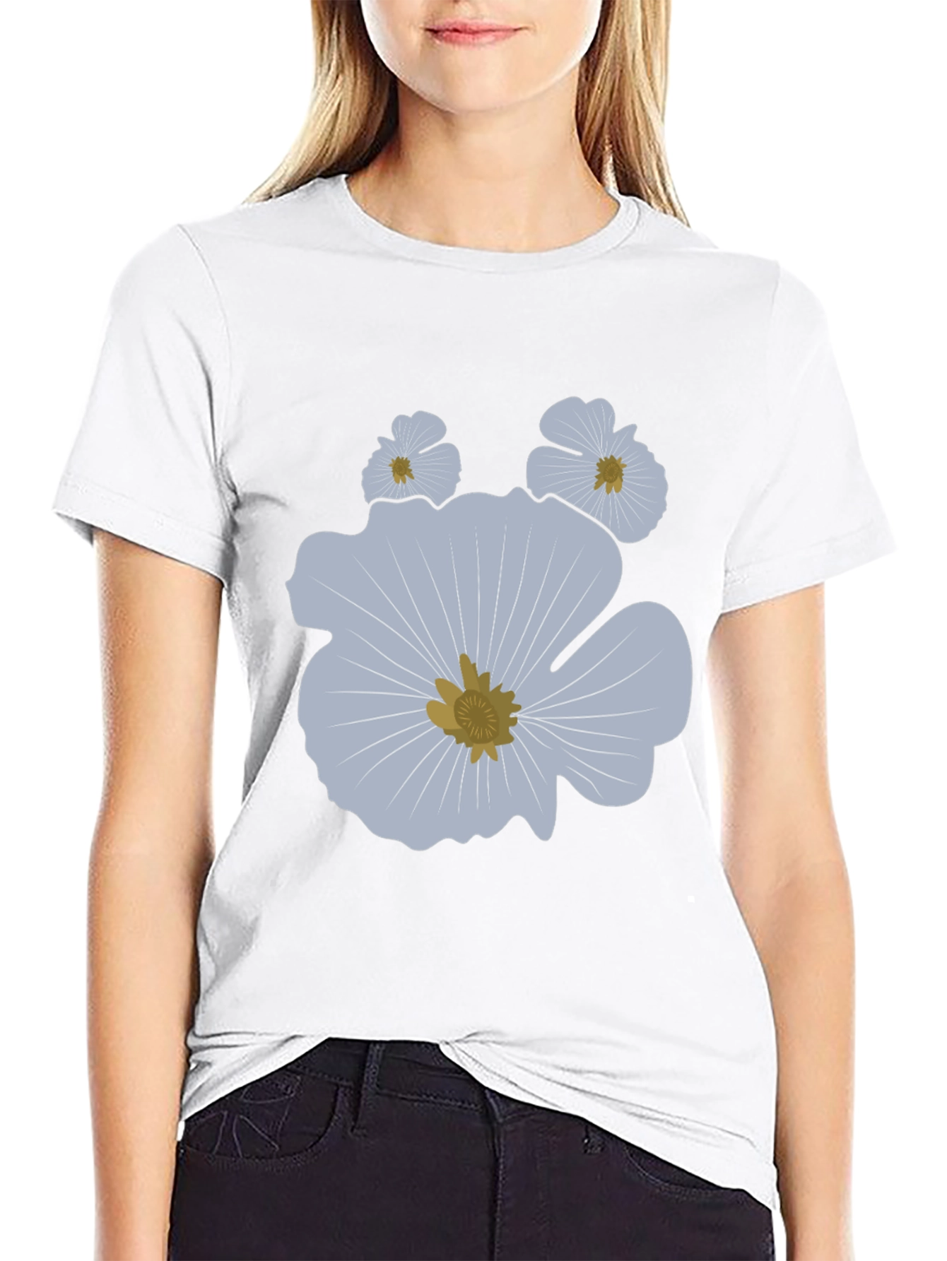 Floral Graphic Print Tee