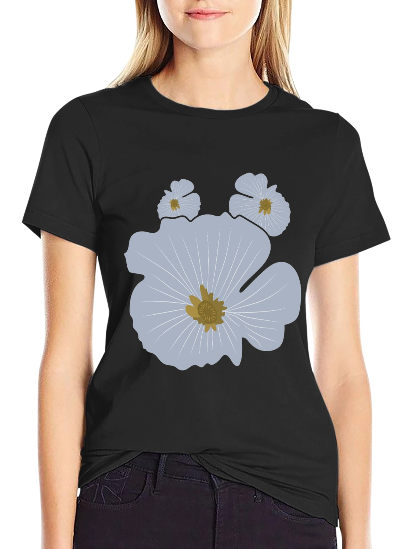 Floral Graphic Print Tee