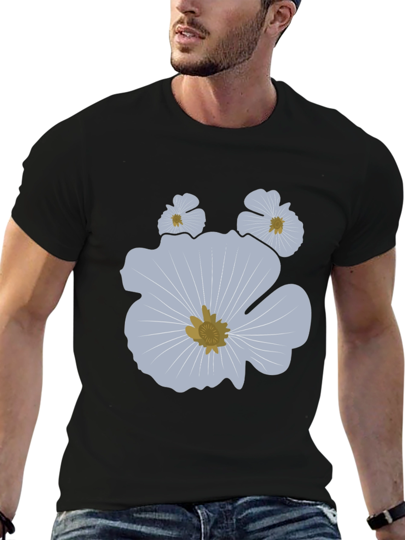 Floral Graphic Print Tee