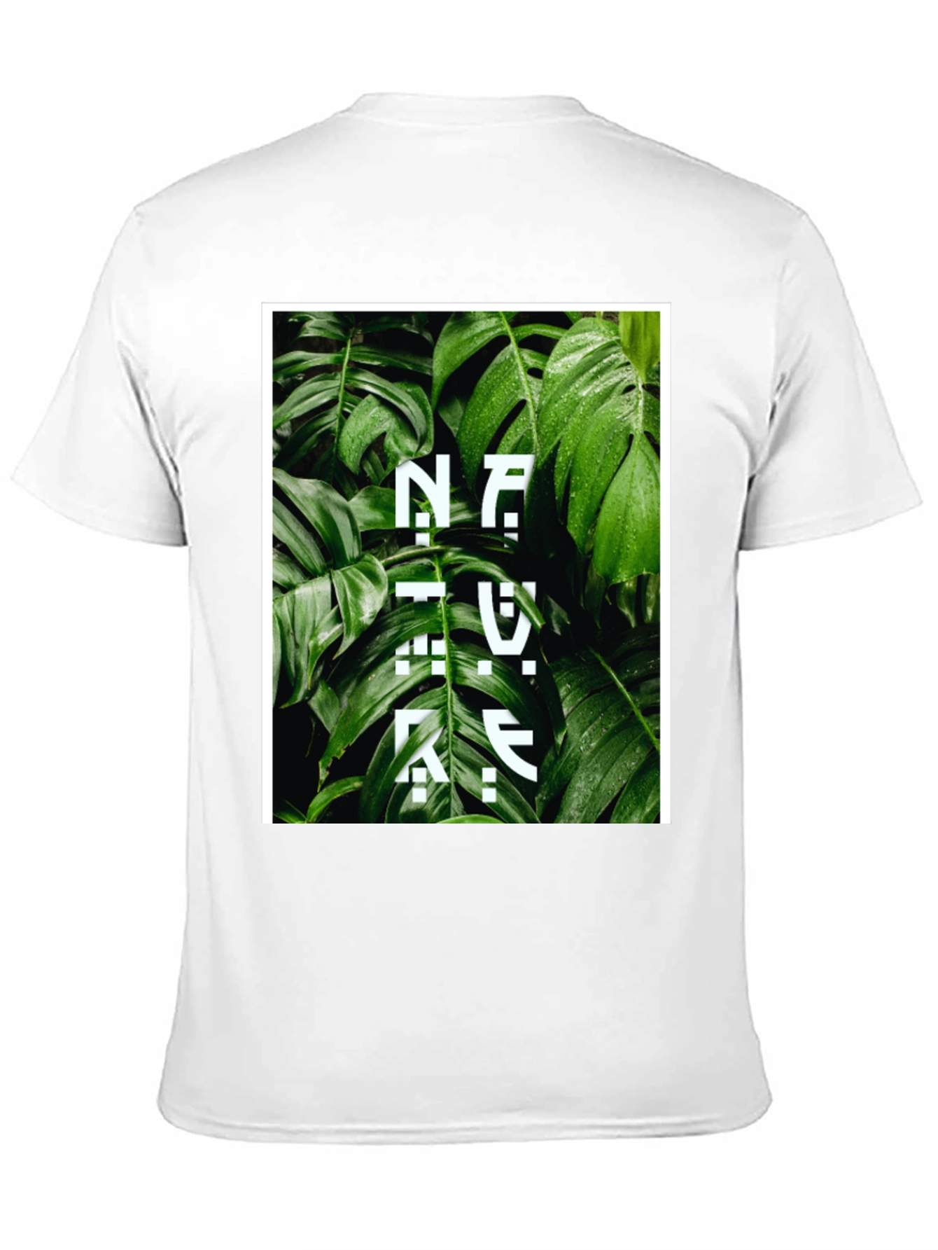 Nature Inspired Graphic Tee - Stylish Black Cotton T-Shirt