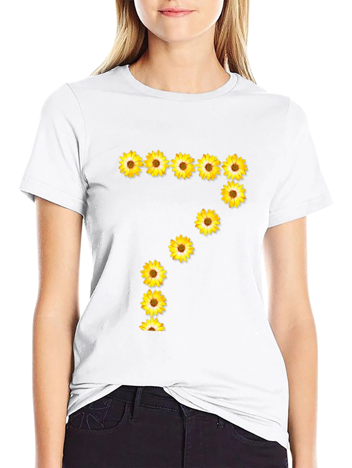 Sunflower Number 7 Black T-Shirt