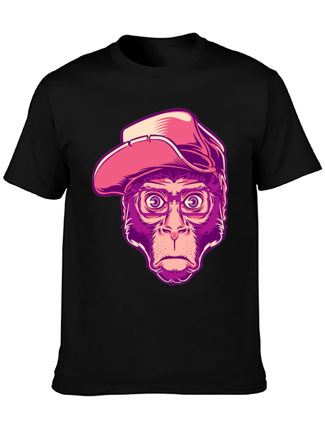 Monkey Cowboy T-Shirt - Unique Graphic Tee