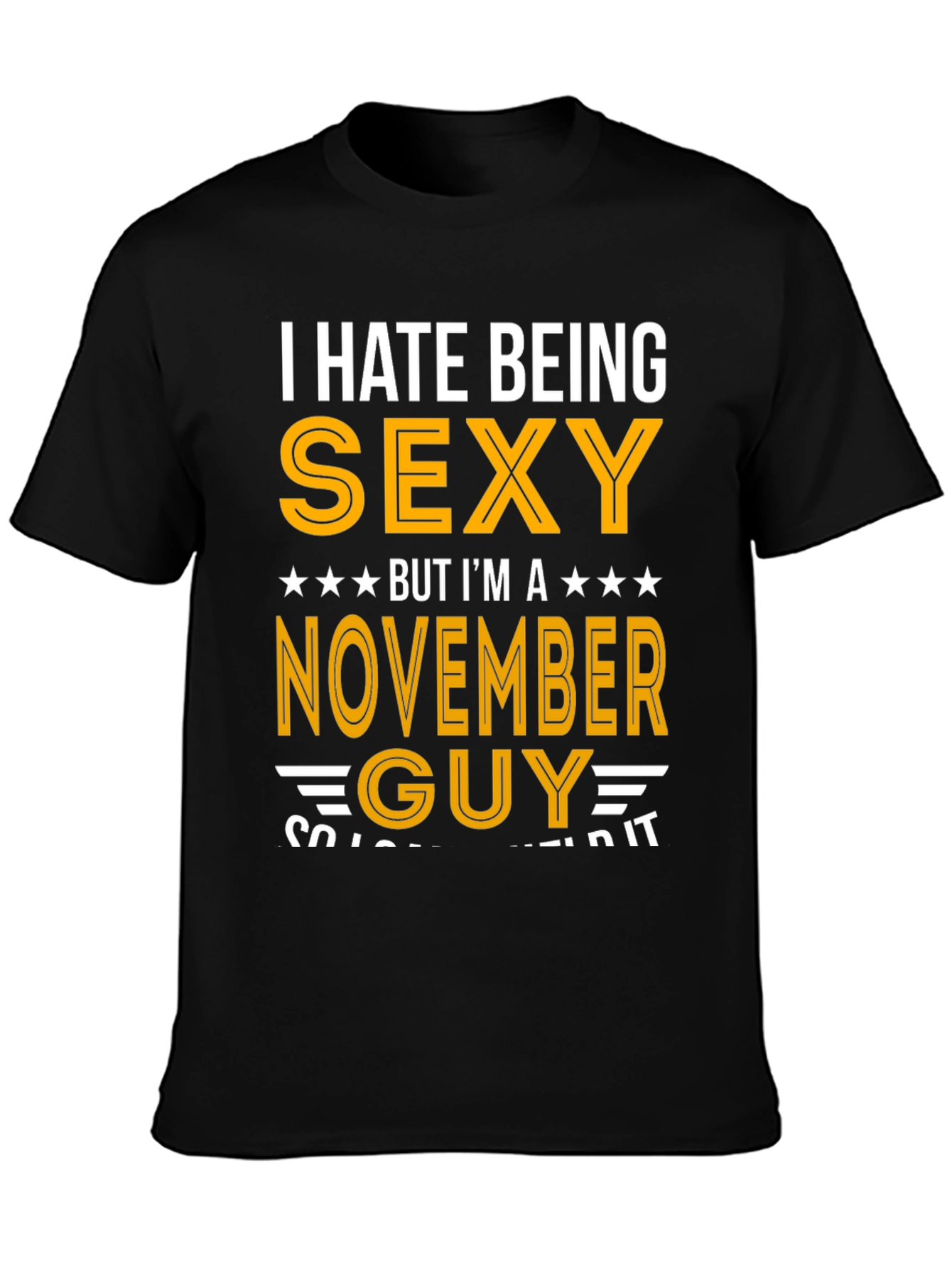 I Hate Being Sexy November Guy T-Shirt