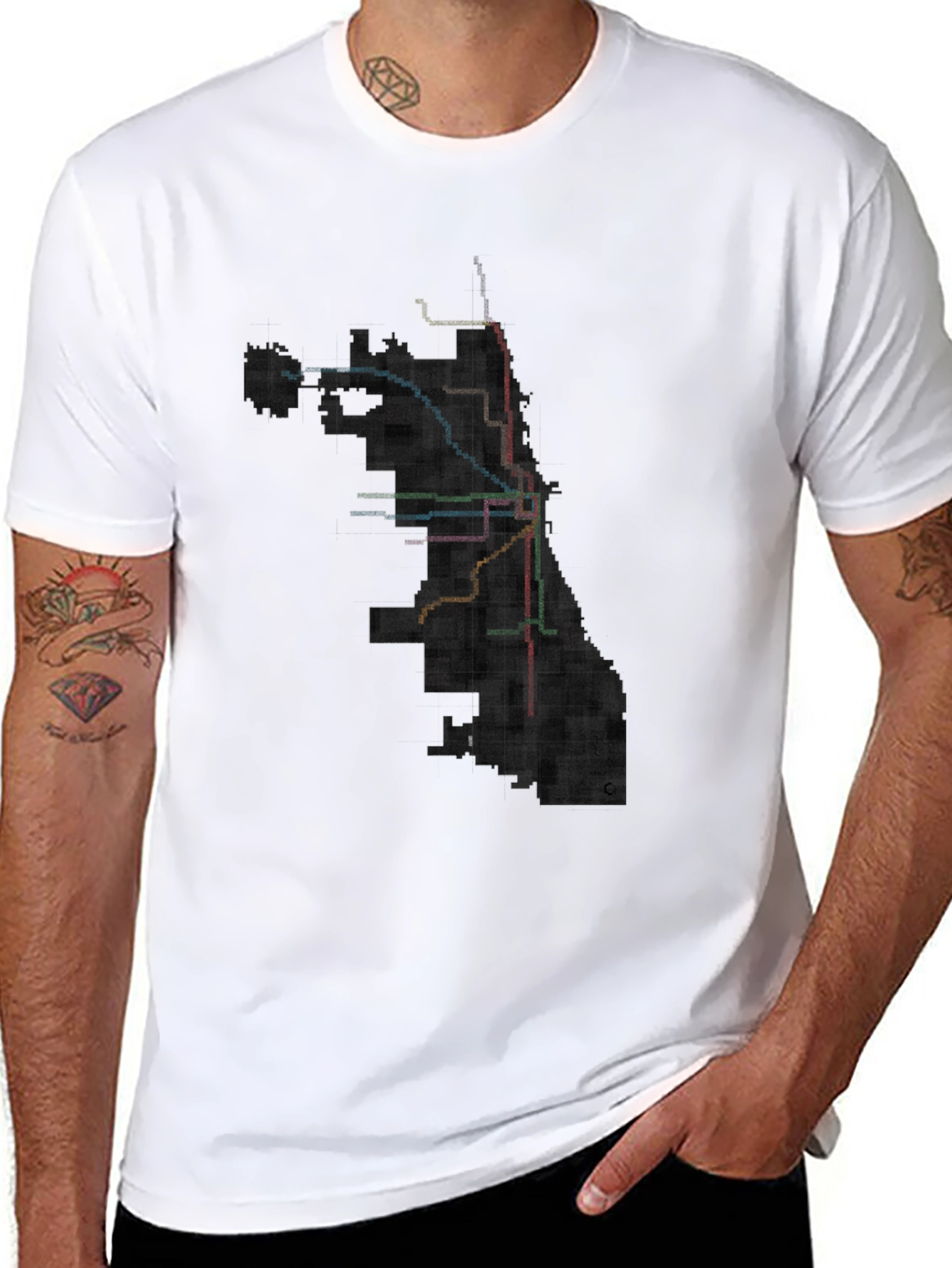 Chicago Transit Map T-Shirt - Urban Style Tee