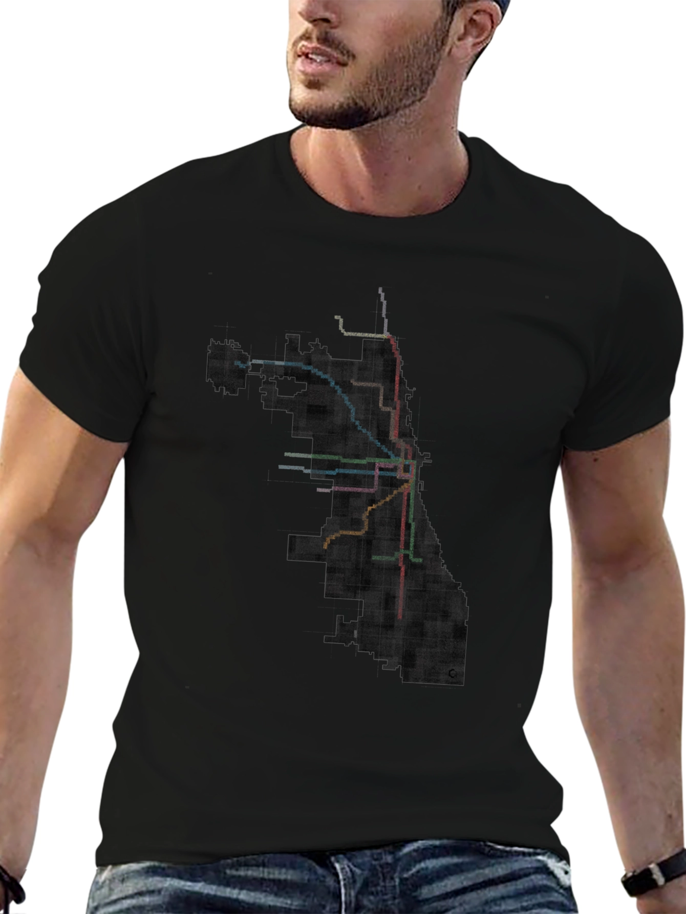 Chicago Transit Map T-Shirt - Urban Style Tee