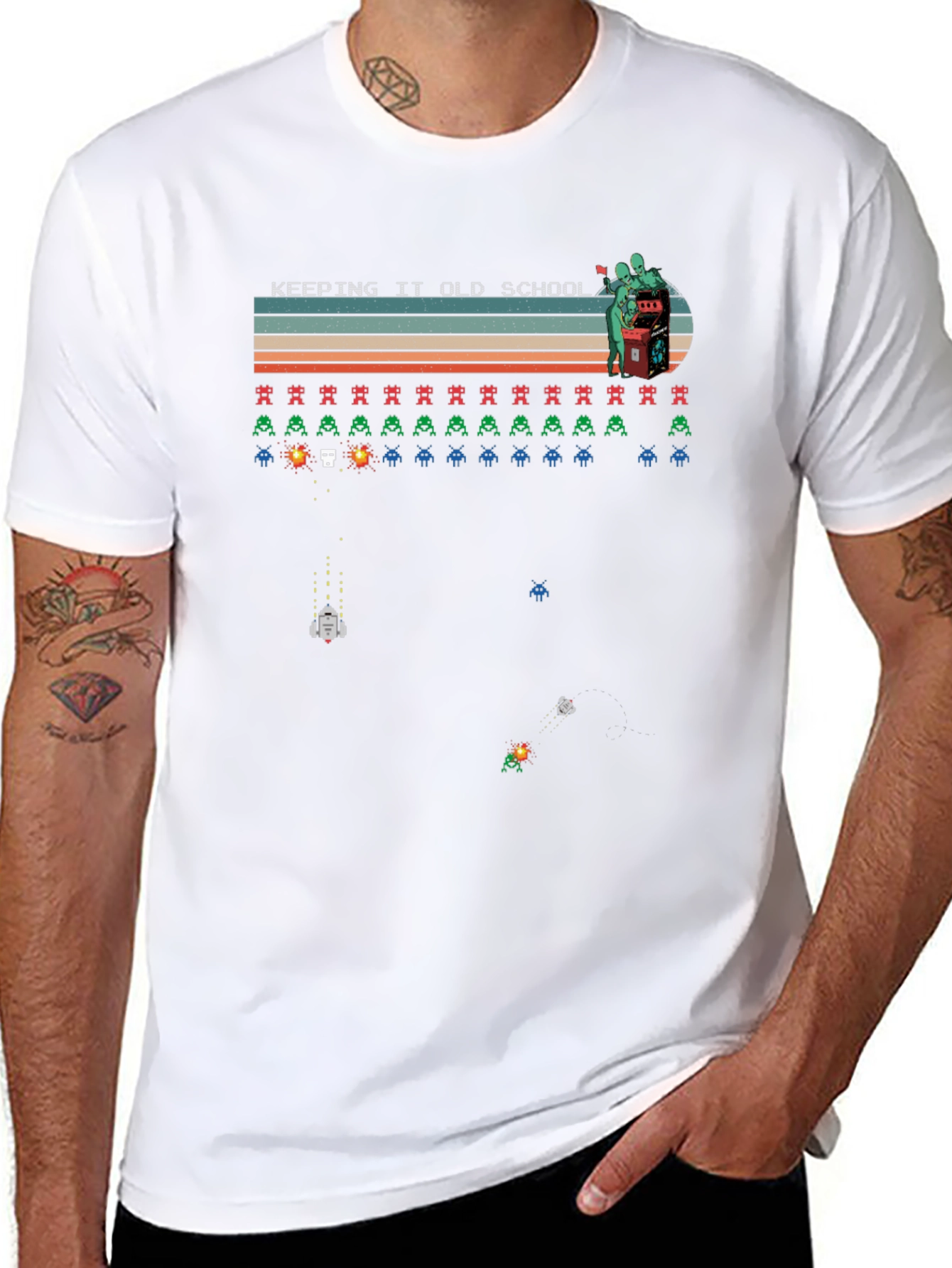 Retro Arcade Game T-Shirt - Keeping It Old School