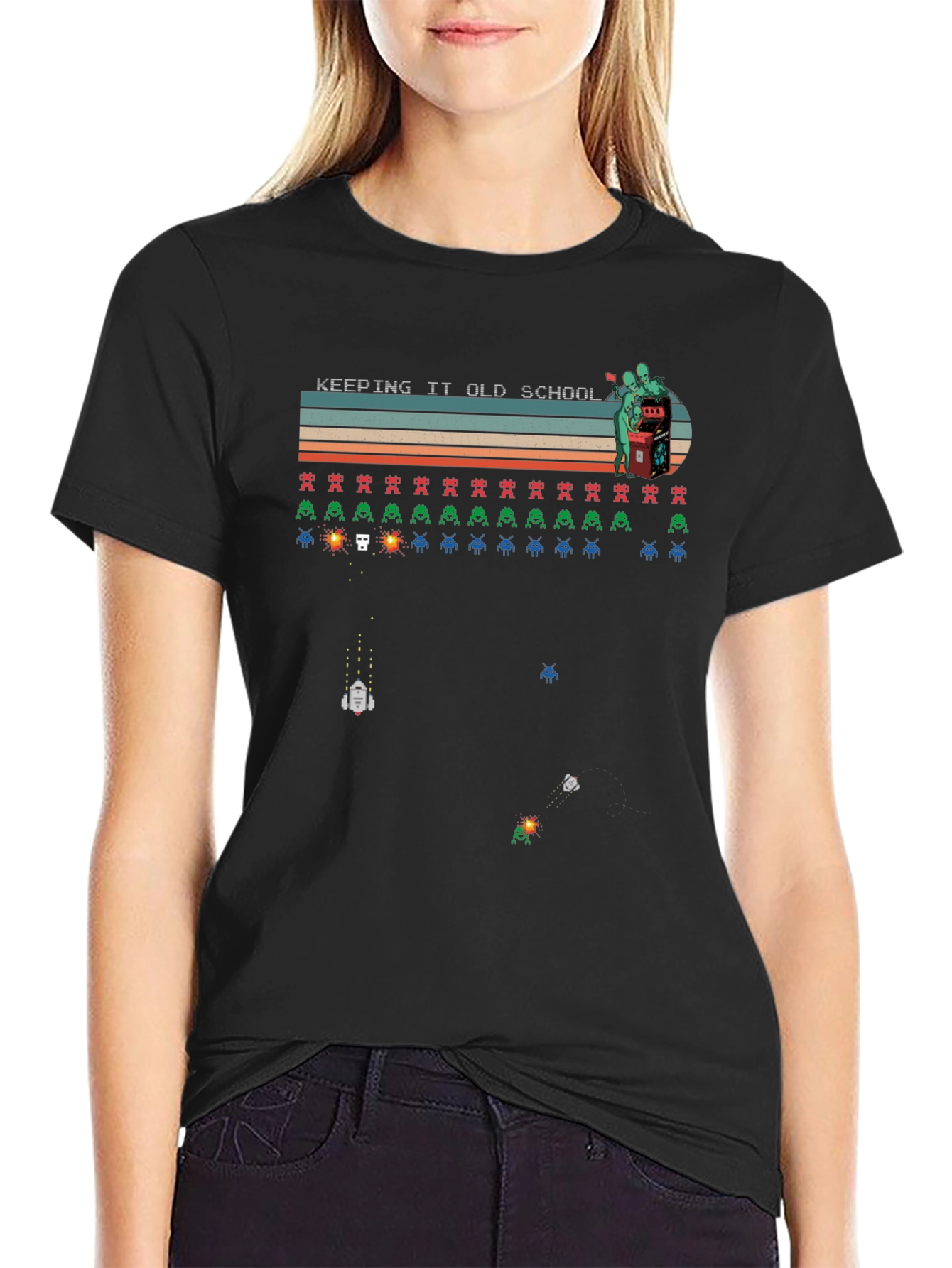 Retro Arcade Game T-Shirt - Keeping It Old School