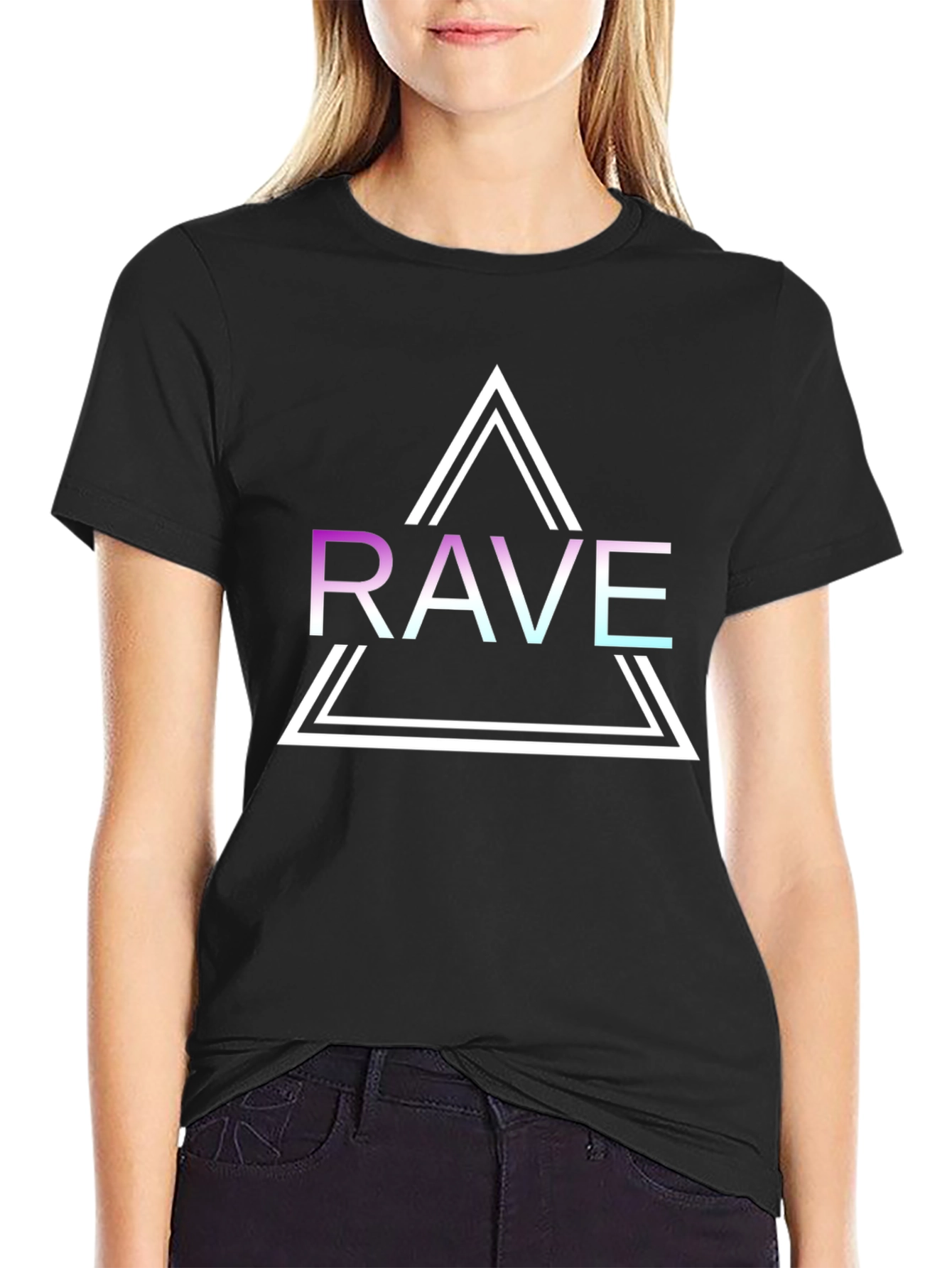 Rave Graphic T-Shirt - Cool Minimalist Design